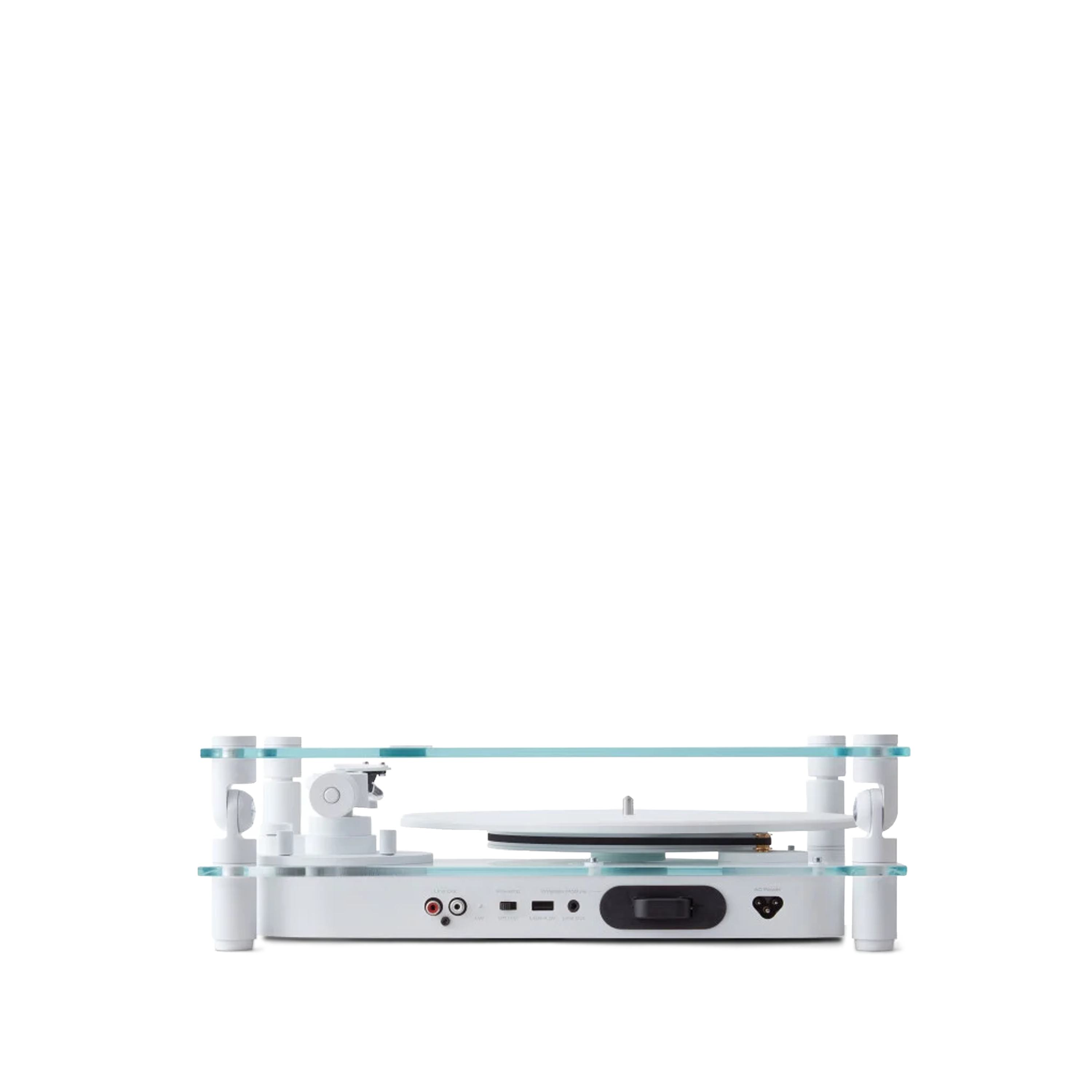 Speaker Blanco Transparent "Turntable"