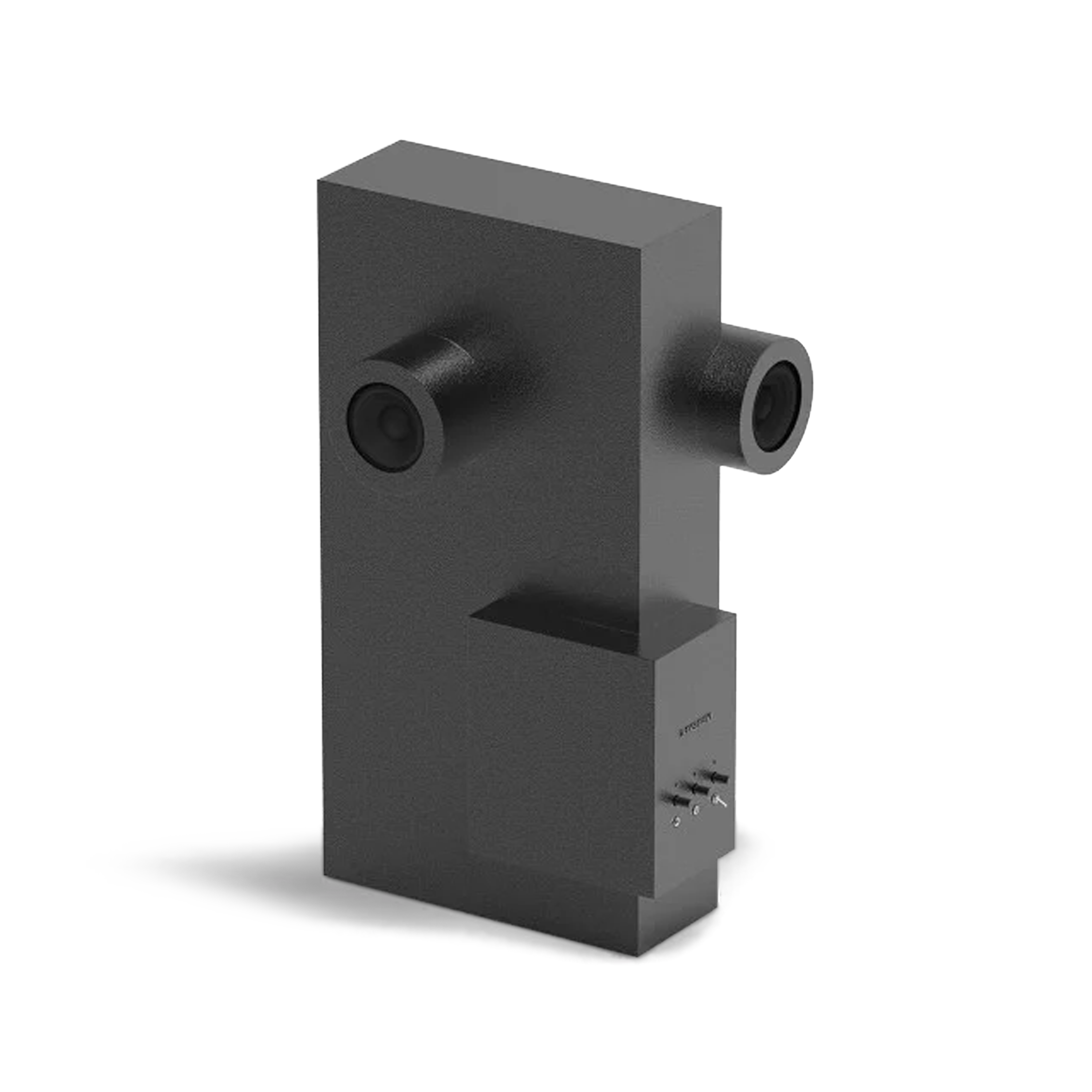 Speaker Black Transparent "Brutalist Sculpture"