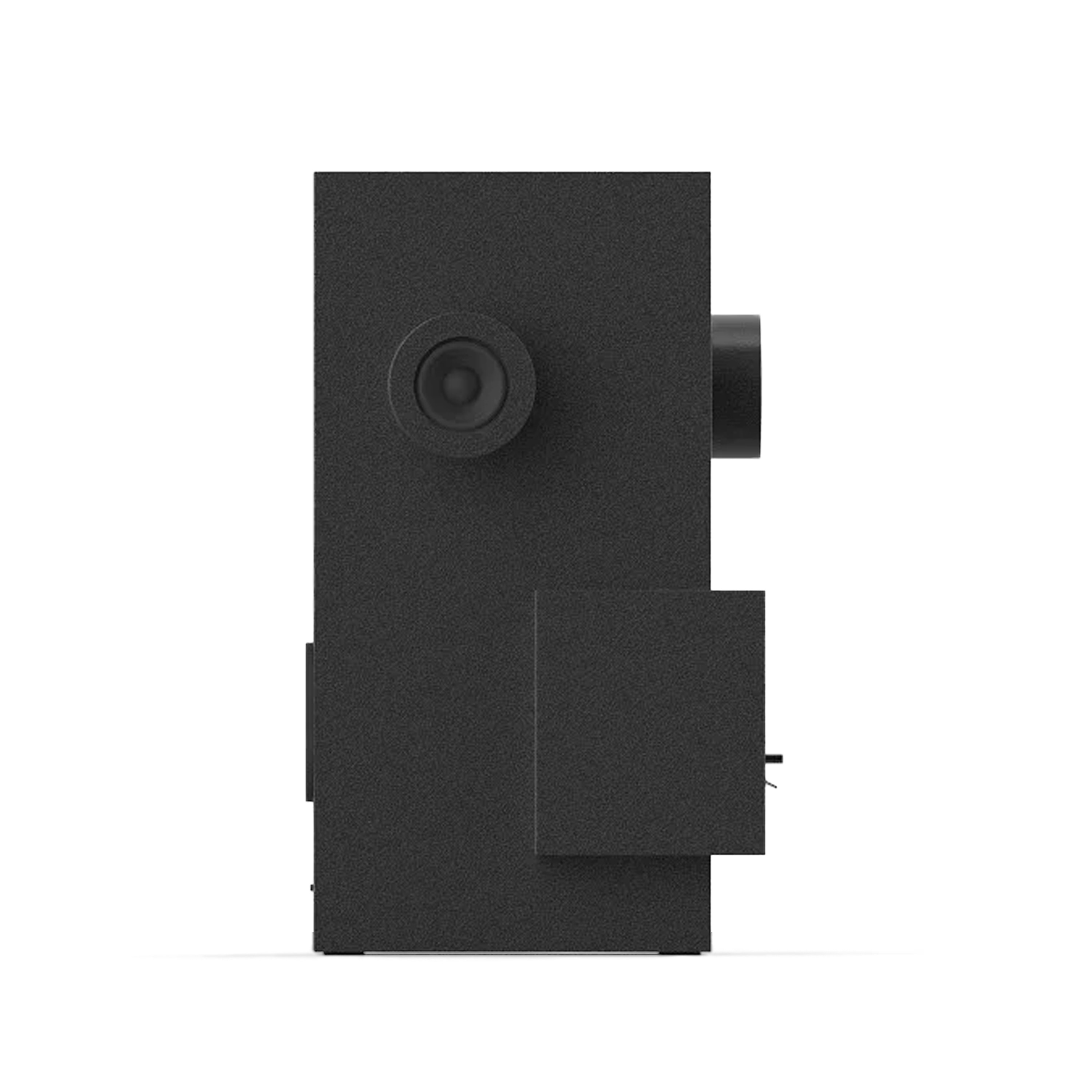 Speaker Black Transparent "Brutalist Sculpture"