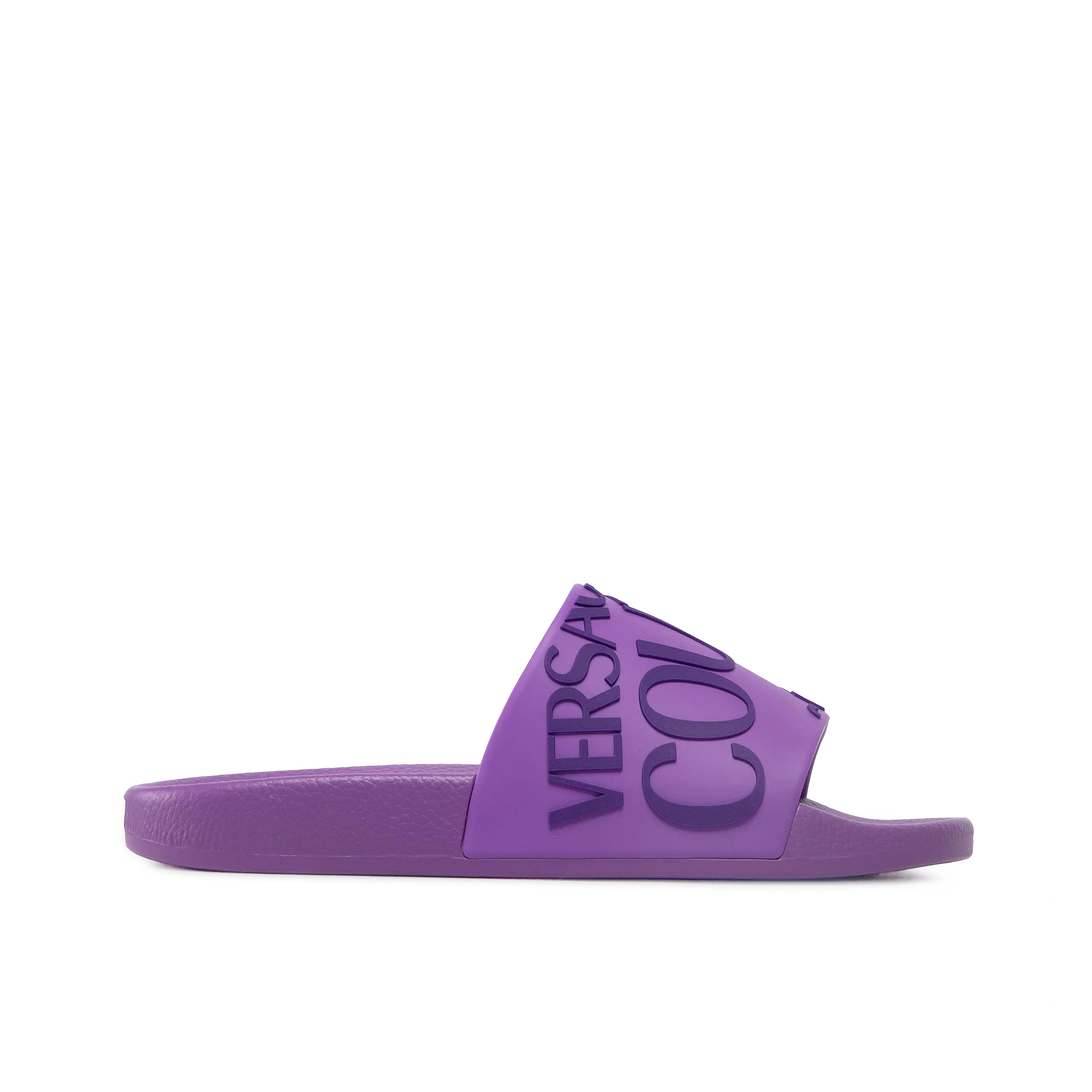 Sandalias Moradas Versace Jeans Couture Logo
