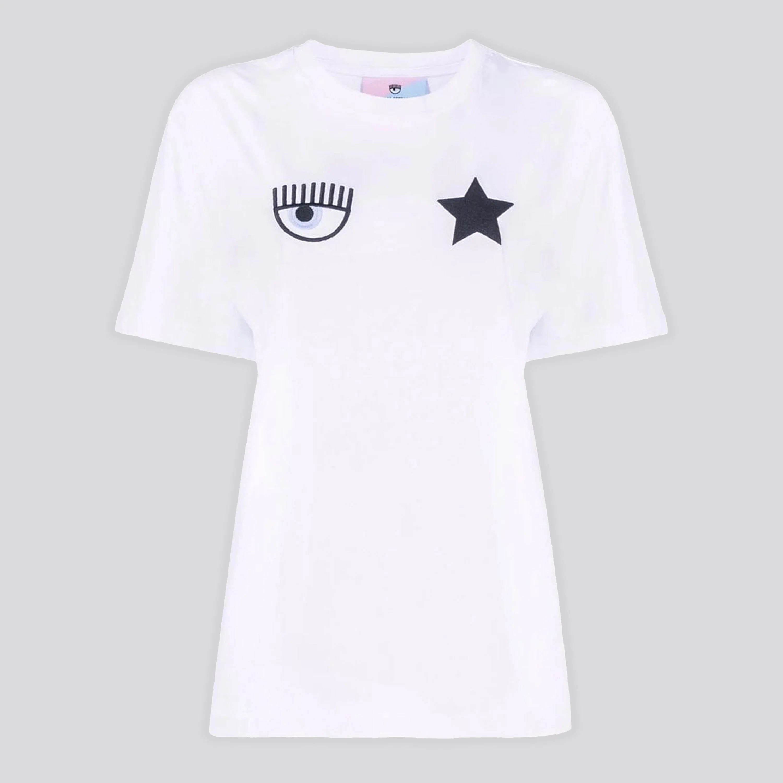 Camiseta Blanca Chiara Ferragni 600 Eye Star
