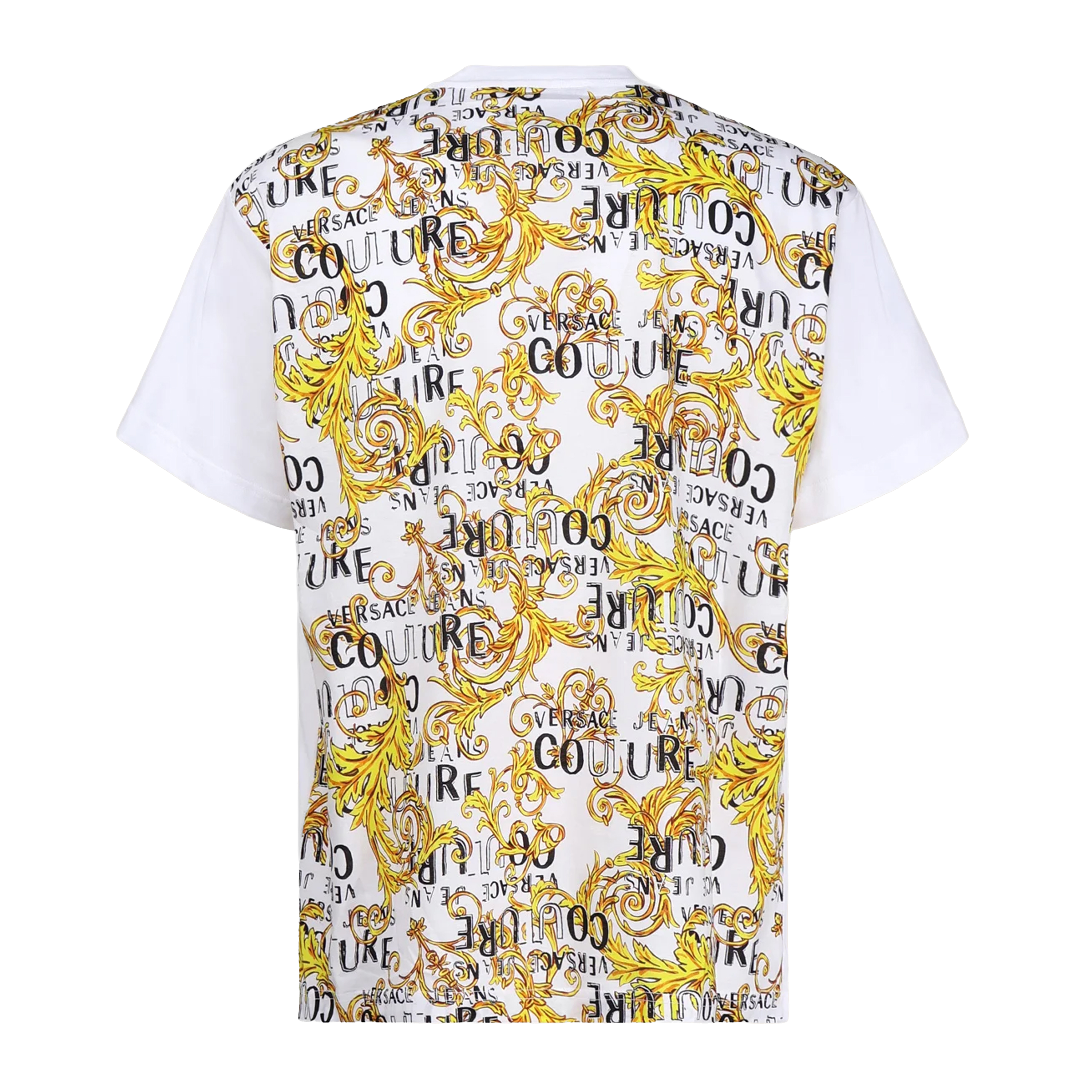 Camiseta Blanca Versace Couture Pocket Baroque