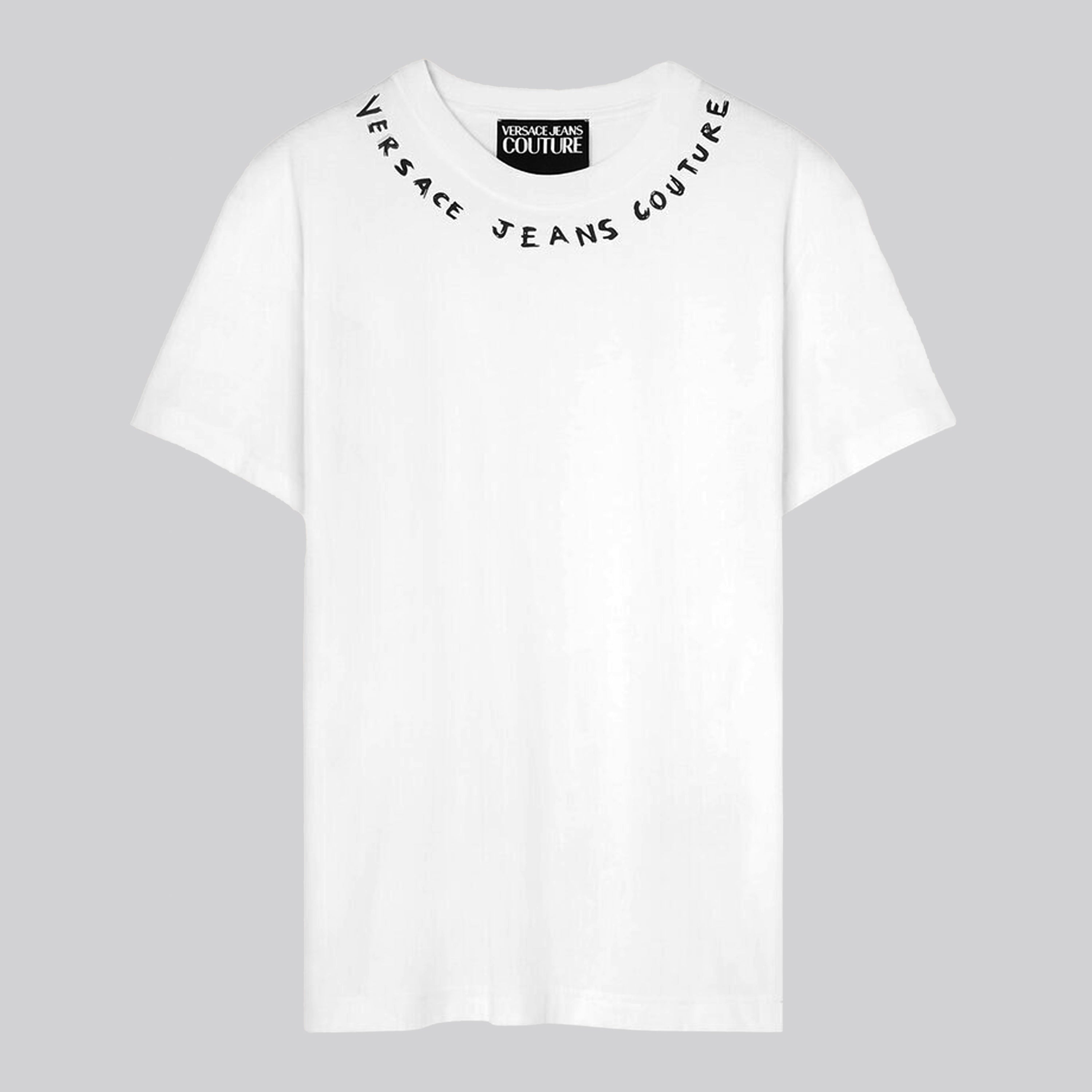 Camiseta Blanca Versace Couture Tipo  Logo