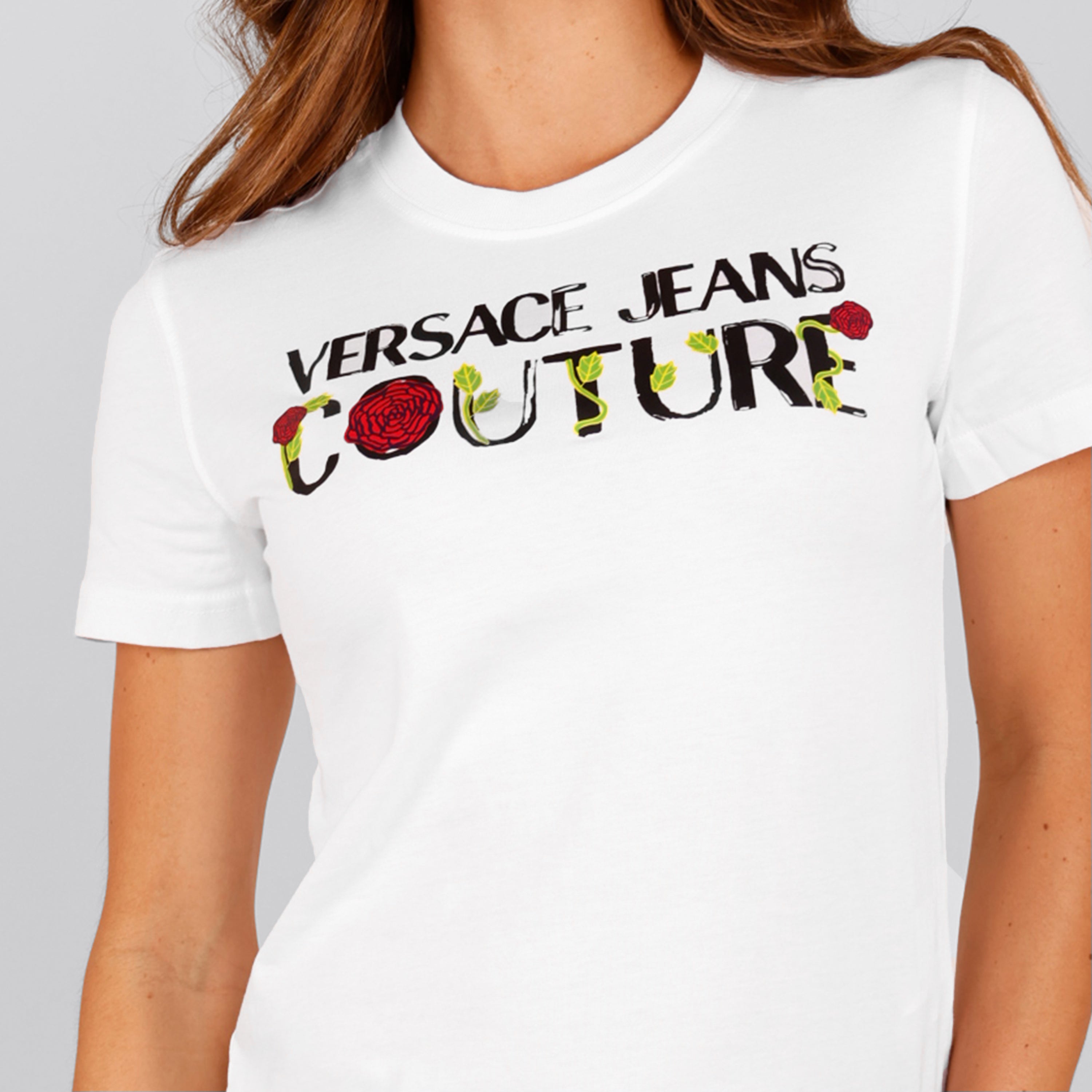 Camiseta Blanca Versace Couture Organic