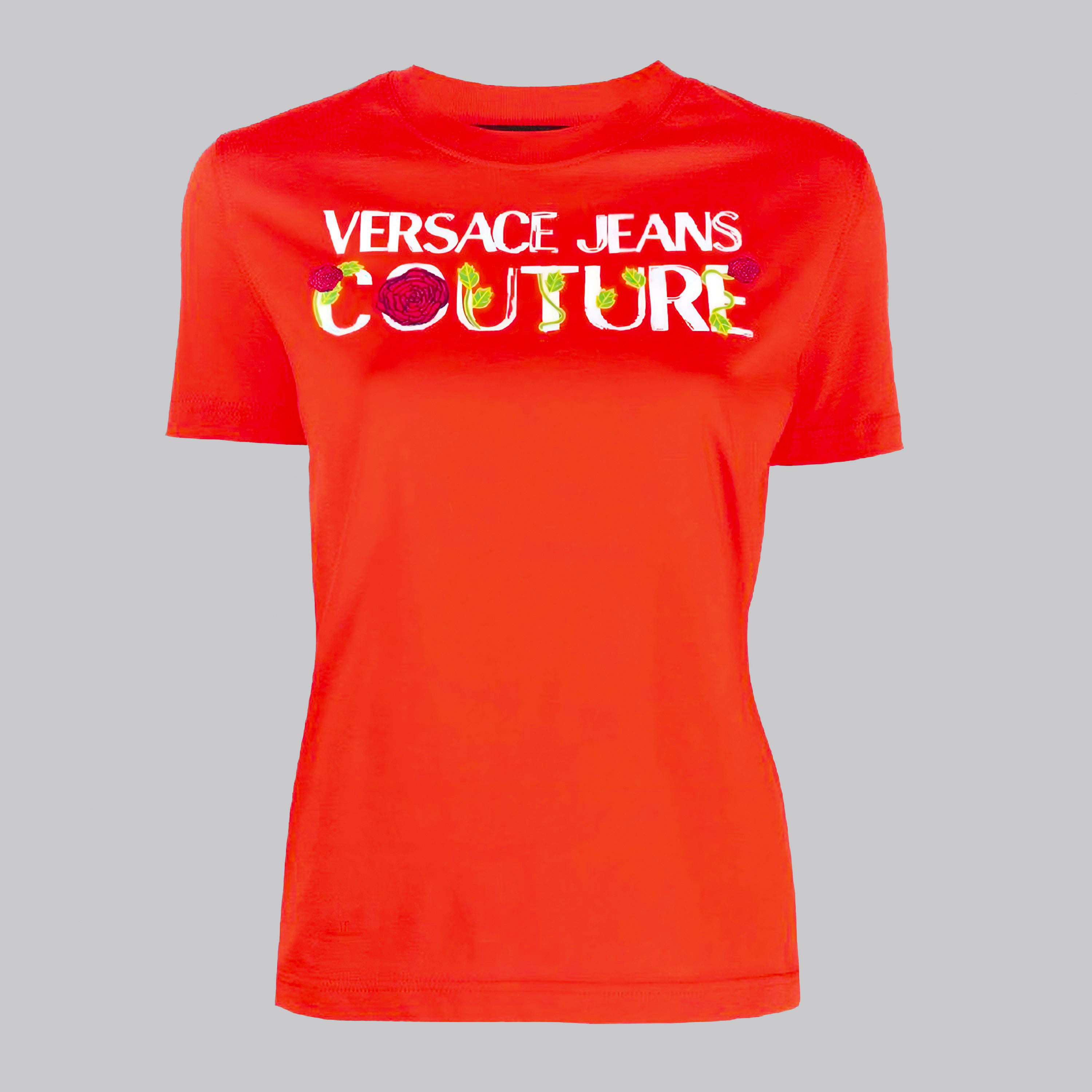 Camiseta Roja Versace Couture Organic