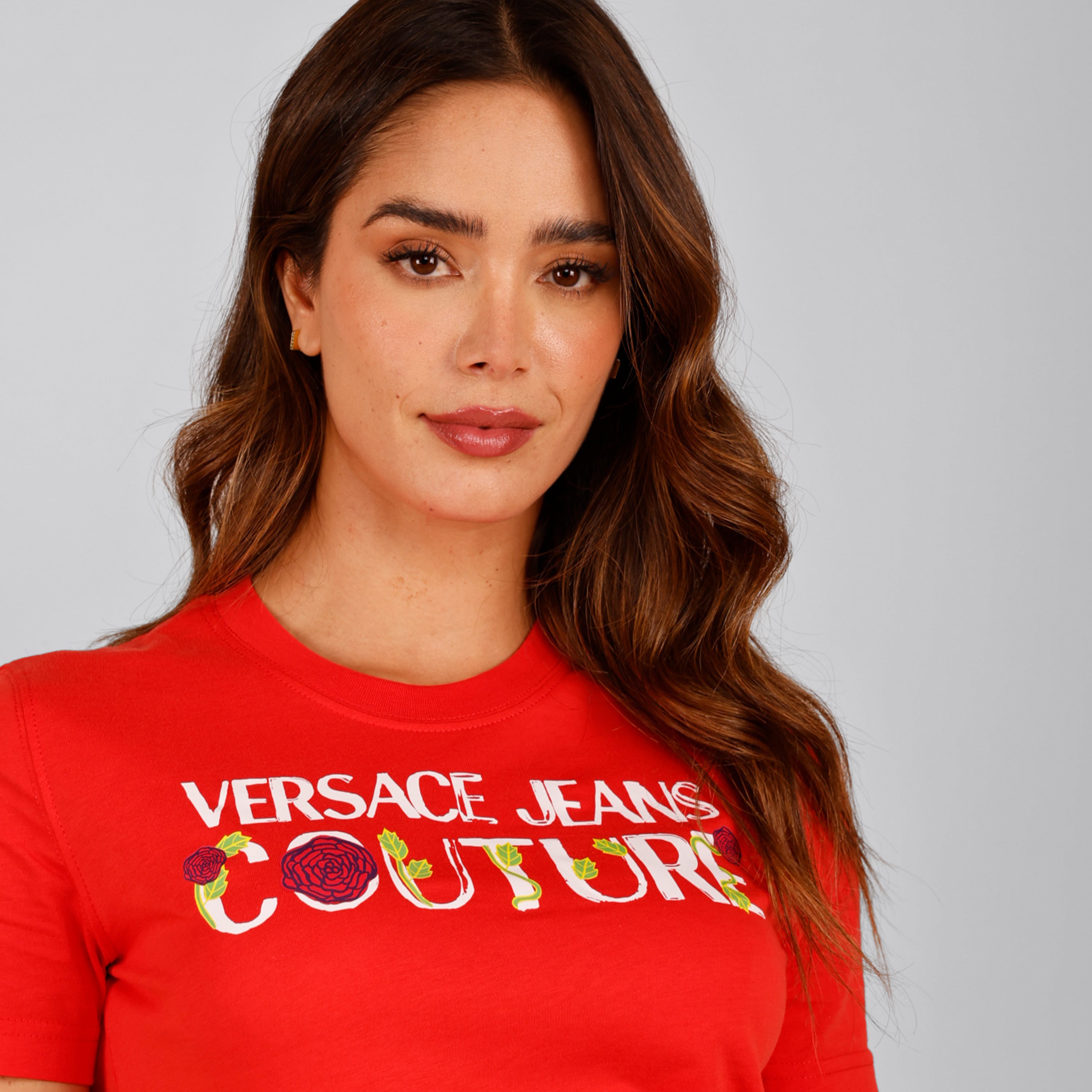 Camiseta Roja Versace Couture Organic