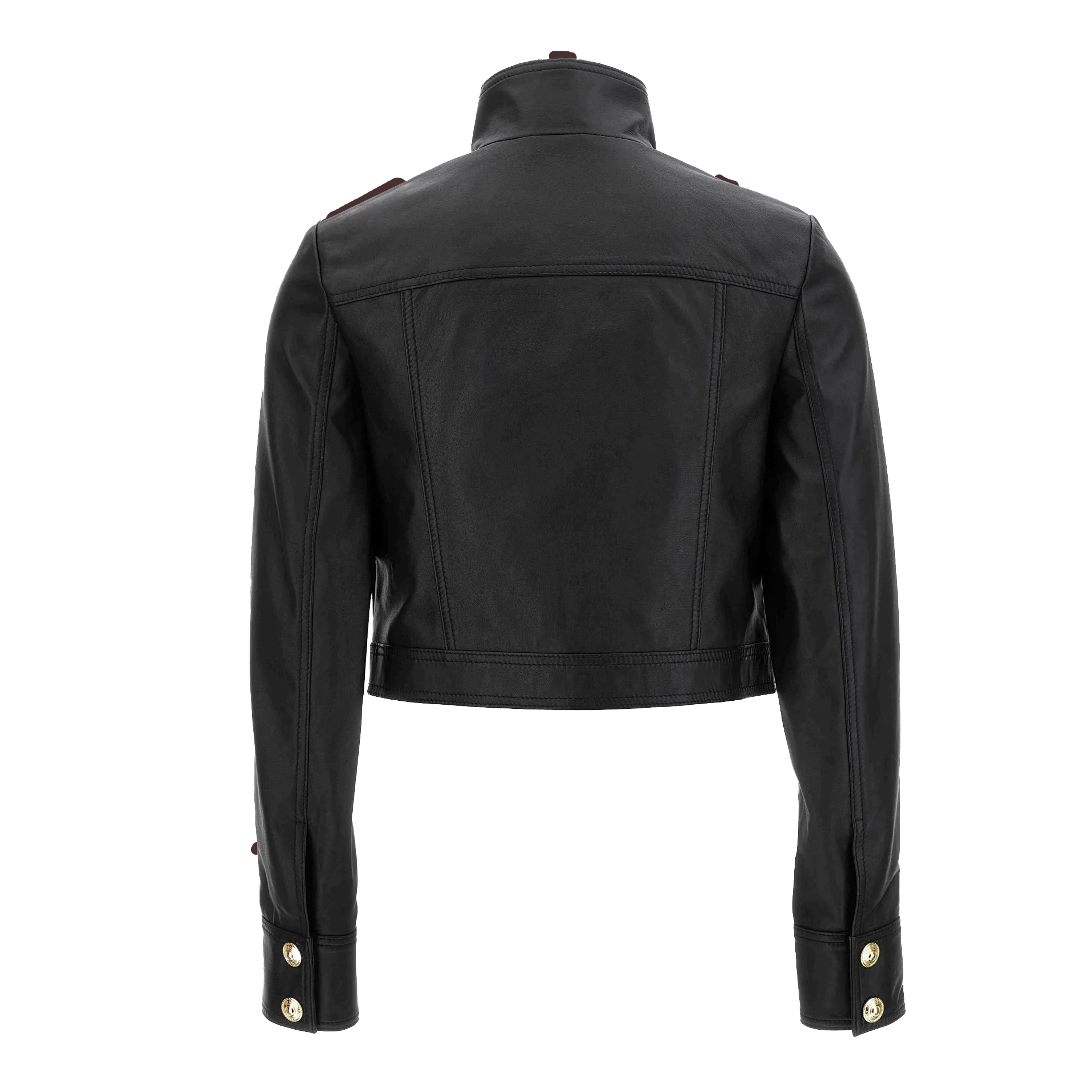 Chaqueta Negra Versace Couture Cuero