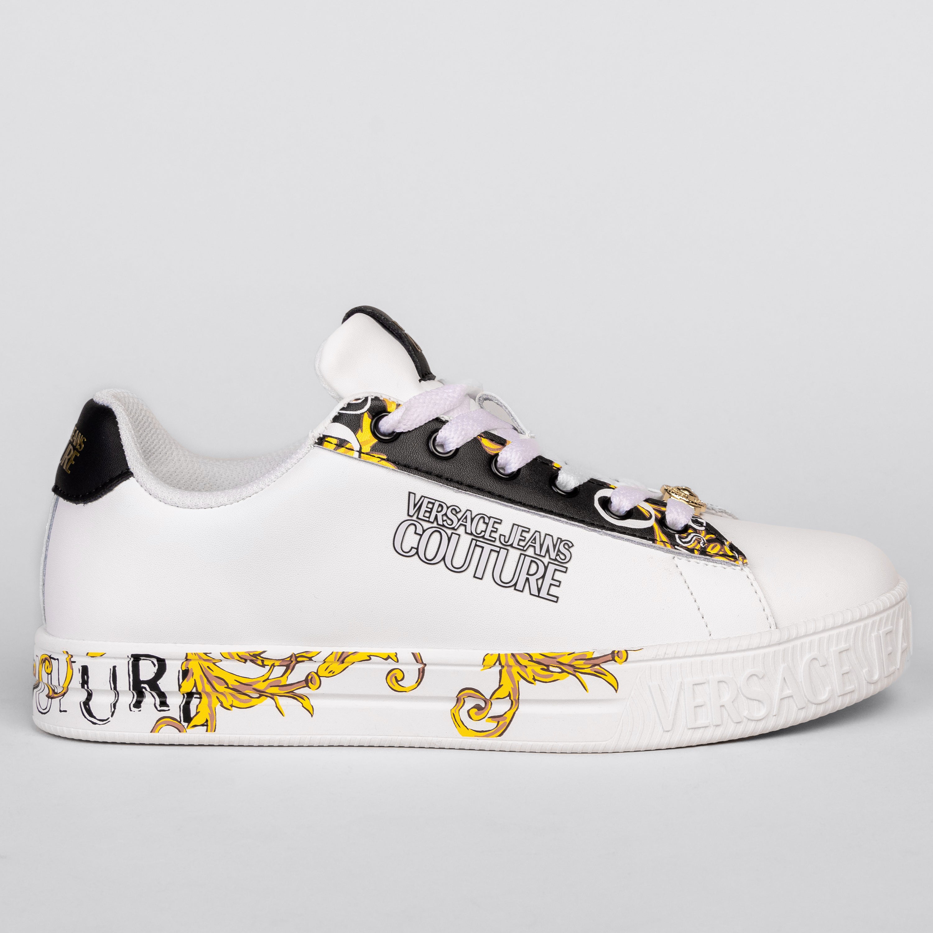 Sneakers Blanco Versace Couture Baroque Sole
