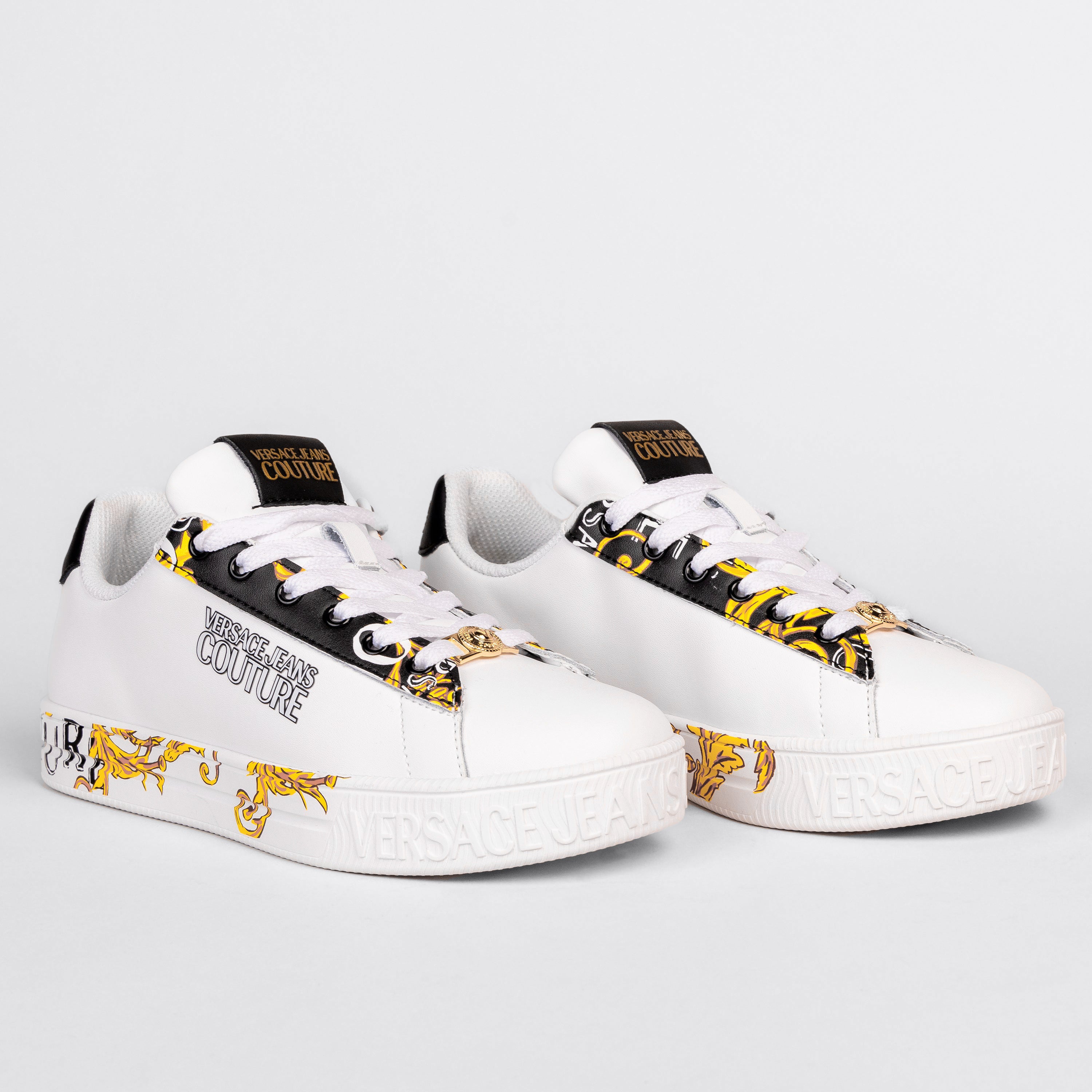 Sneakers Blanco Versace Couture Baroque Sole