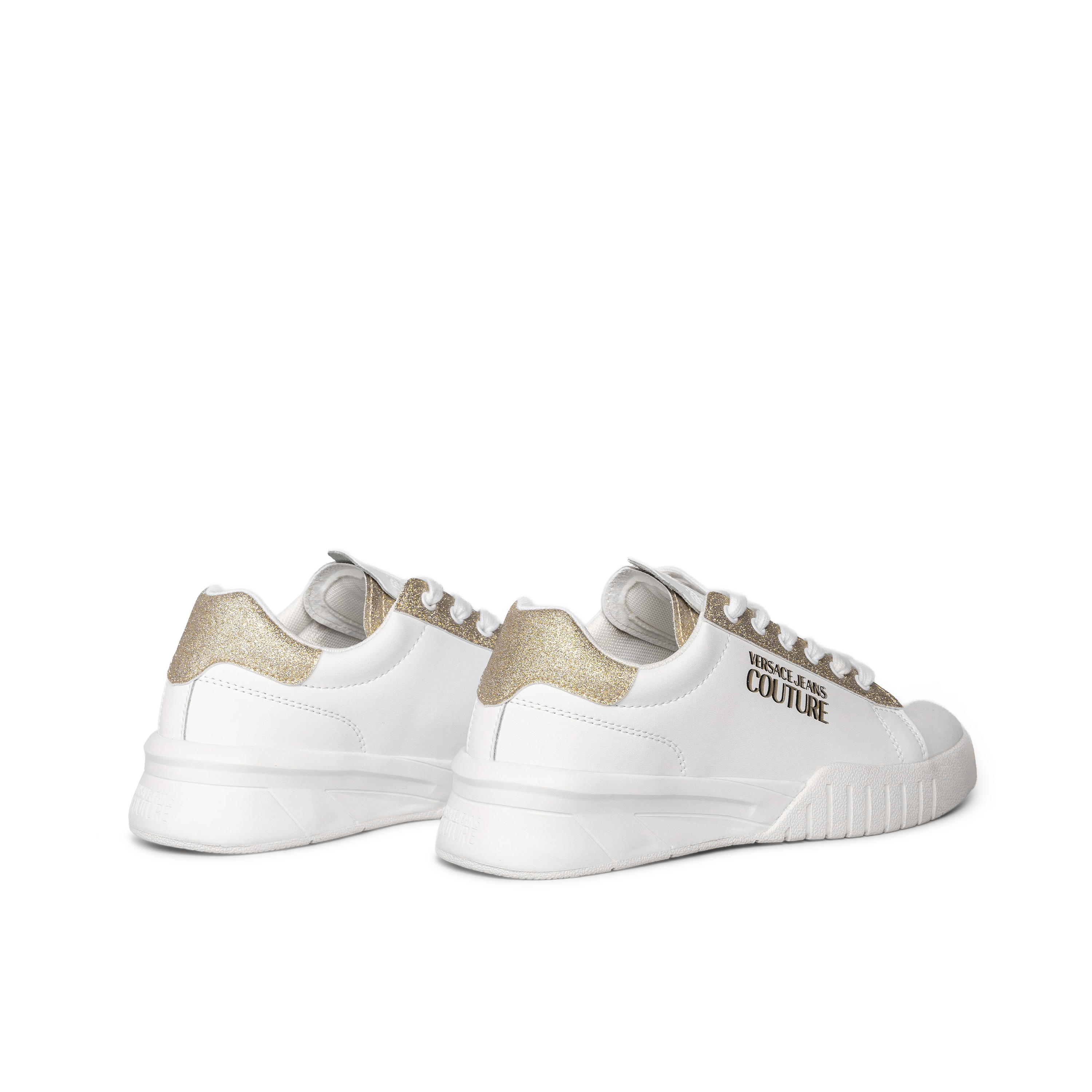 Sneakers Blanco Versace Couture Glitter