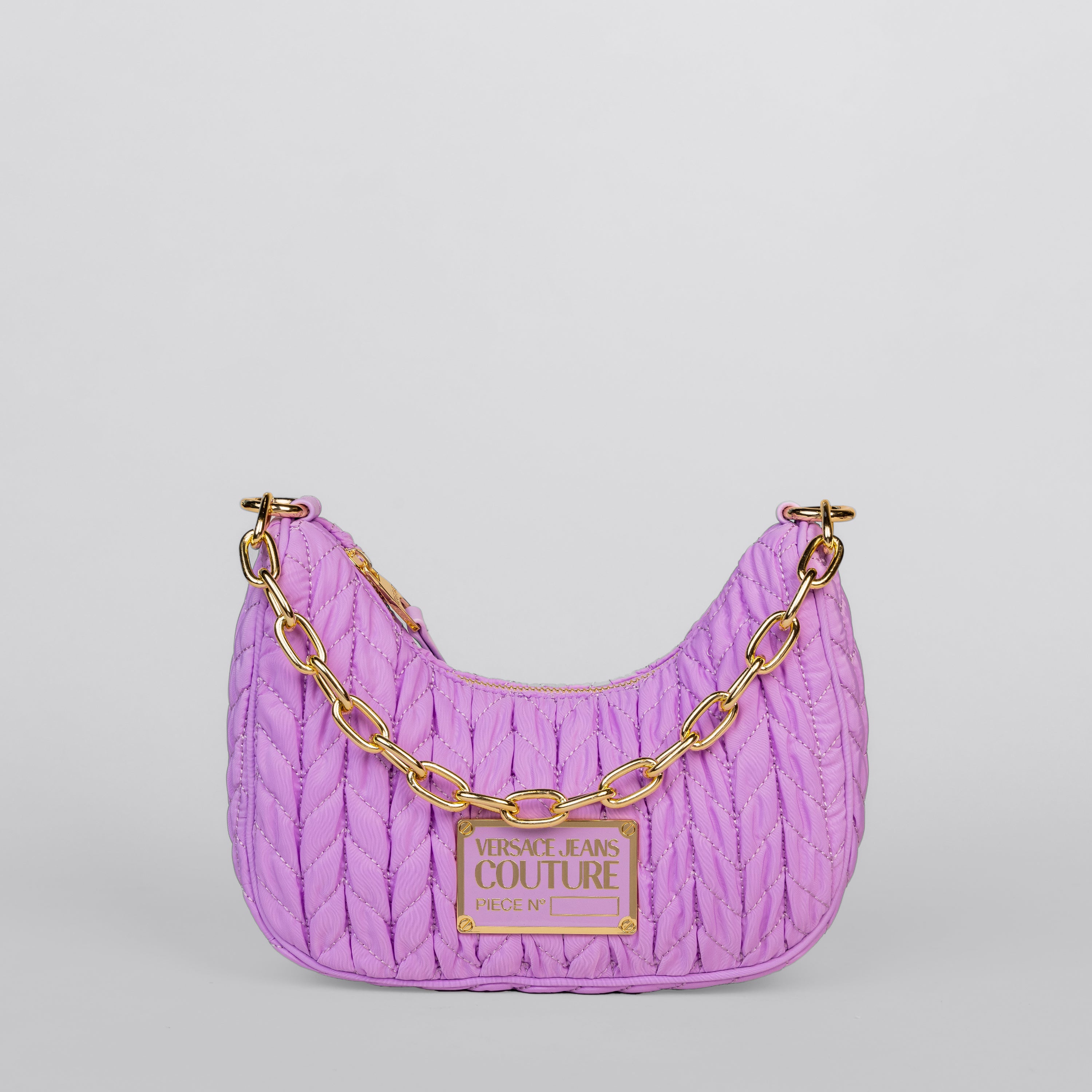 Cartera Lila Versace Couture Chain