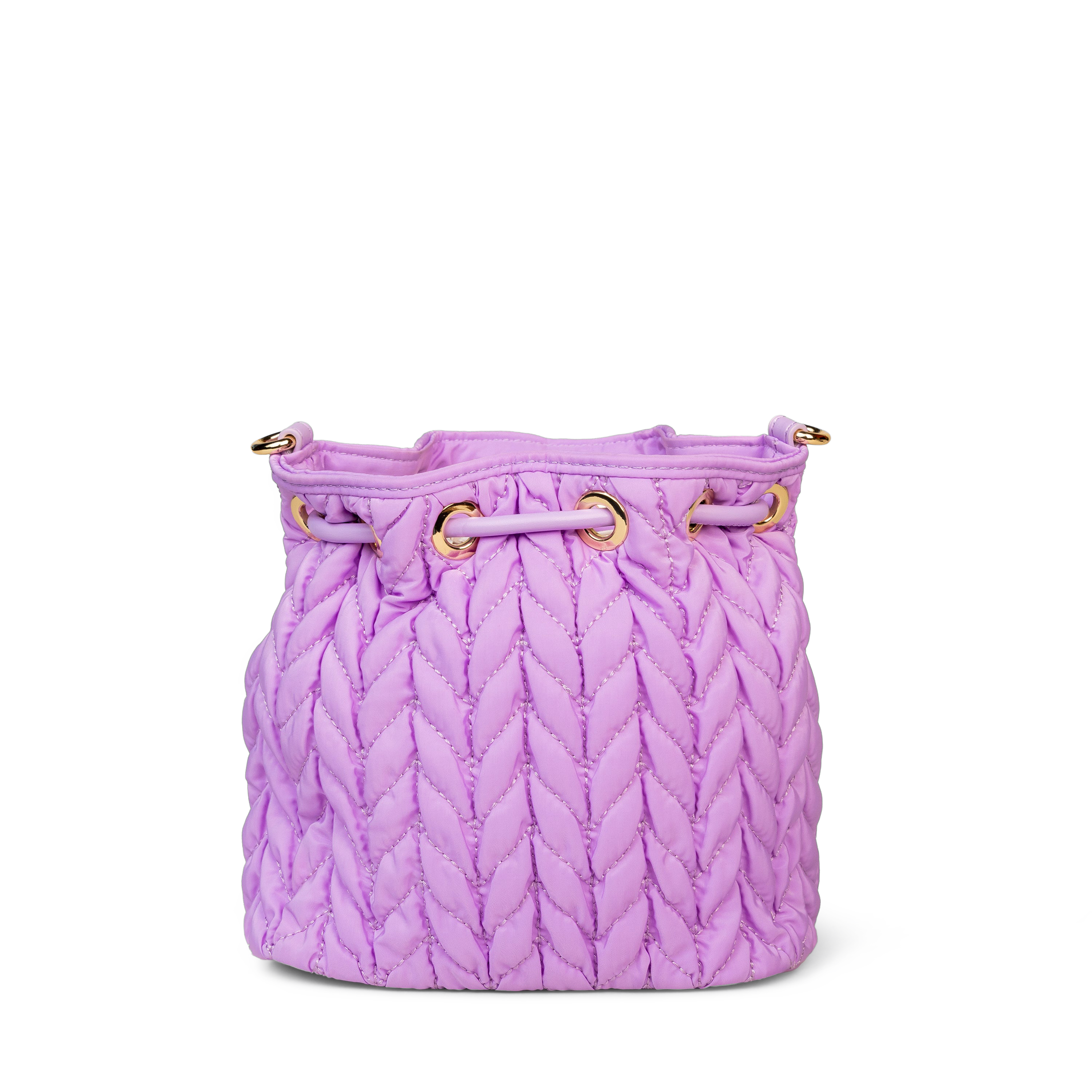 Cartera Lila Versace Couture Heart Chain