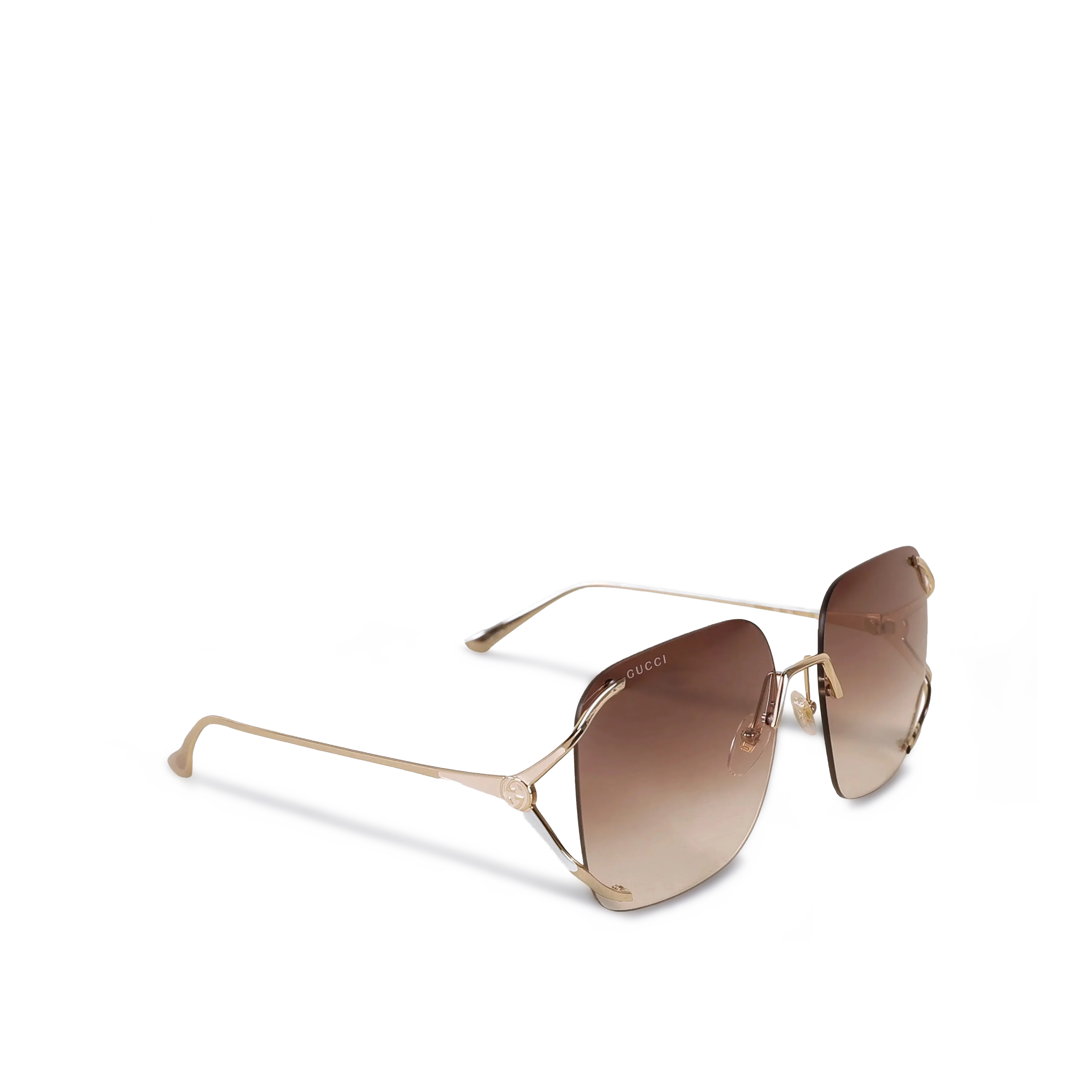 Gafas de Sol Doradas Gucci GG