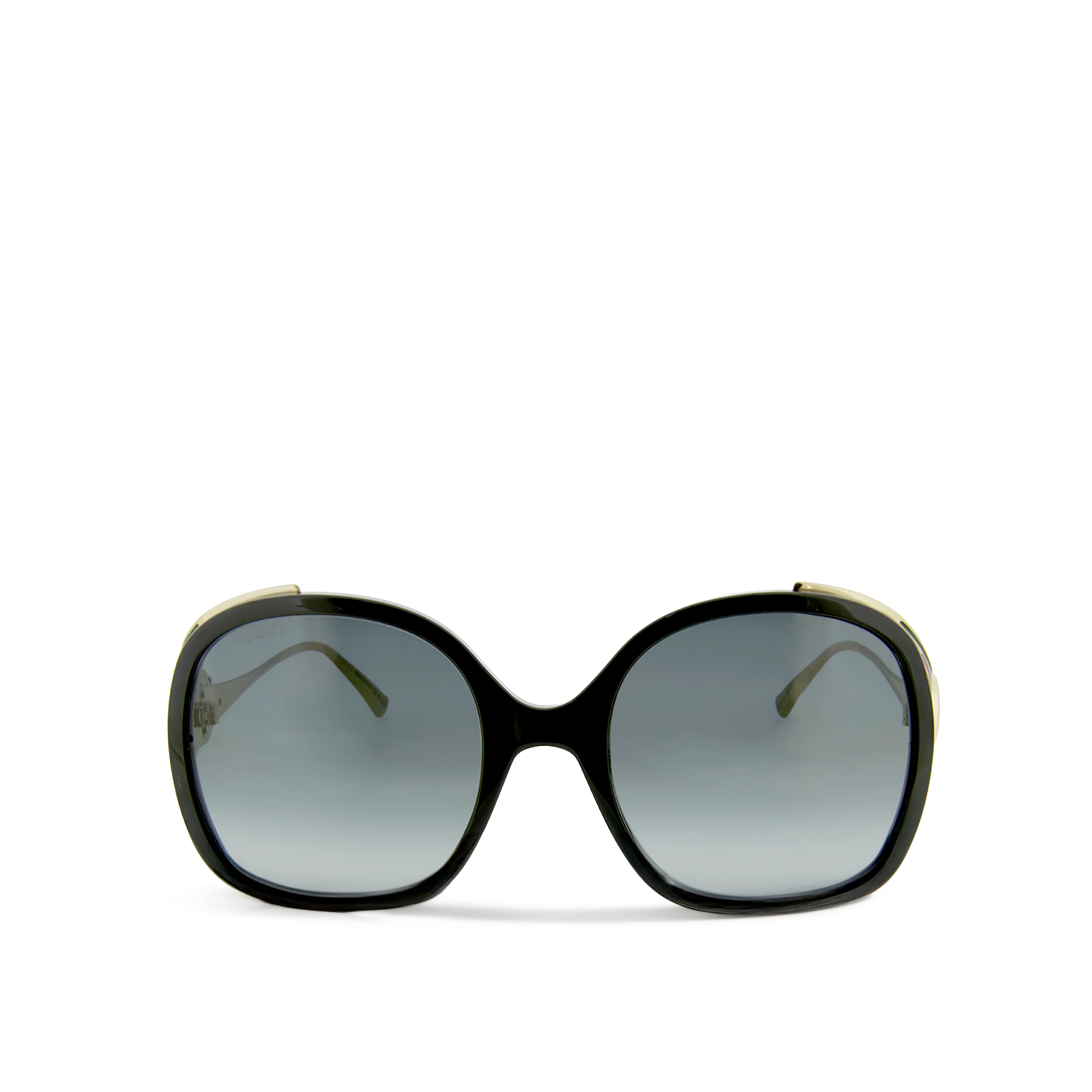 Gafas Negras Gucci Black Gucci Gg Gold