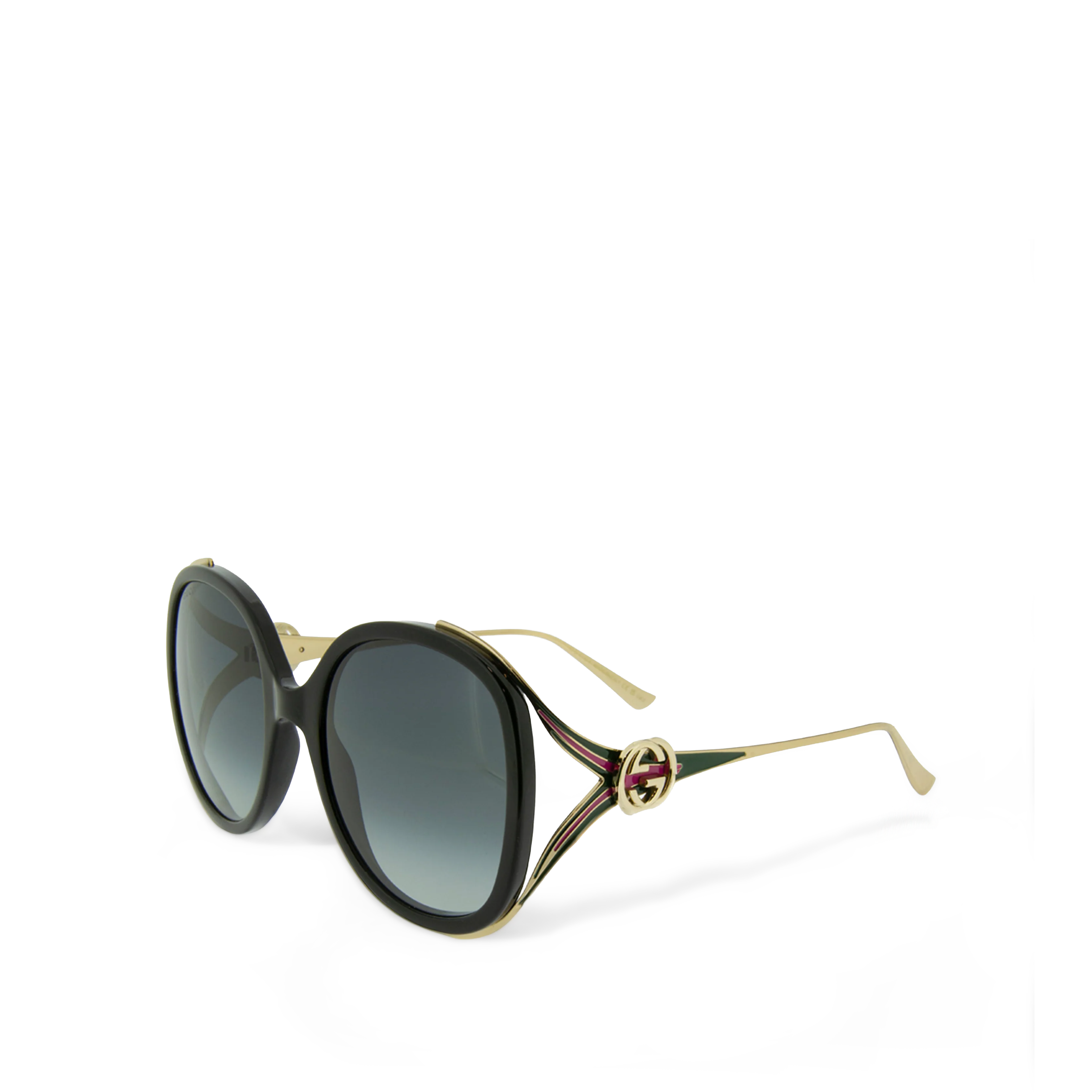 Gafas Negras Gucci Black Gucci Gg Gold