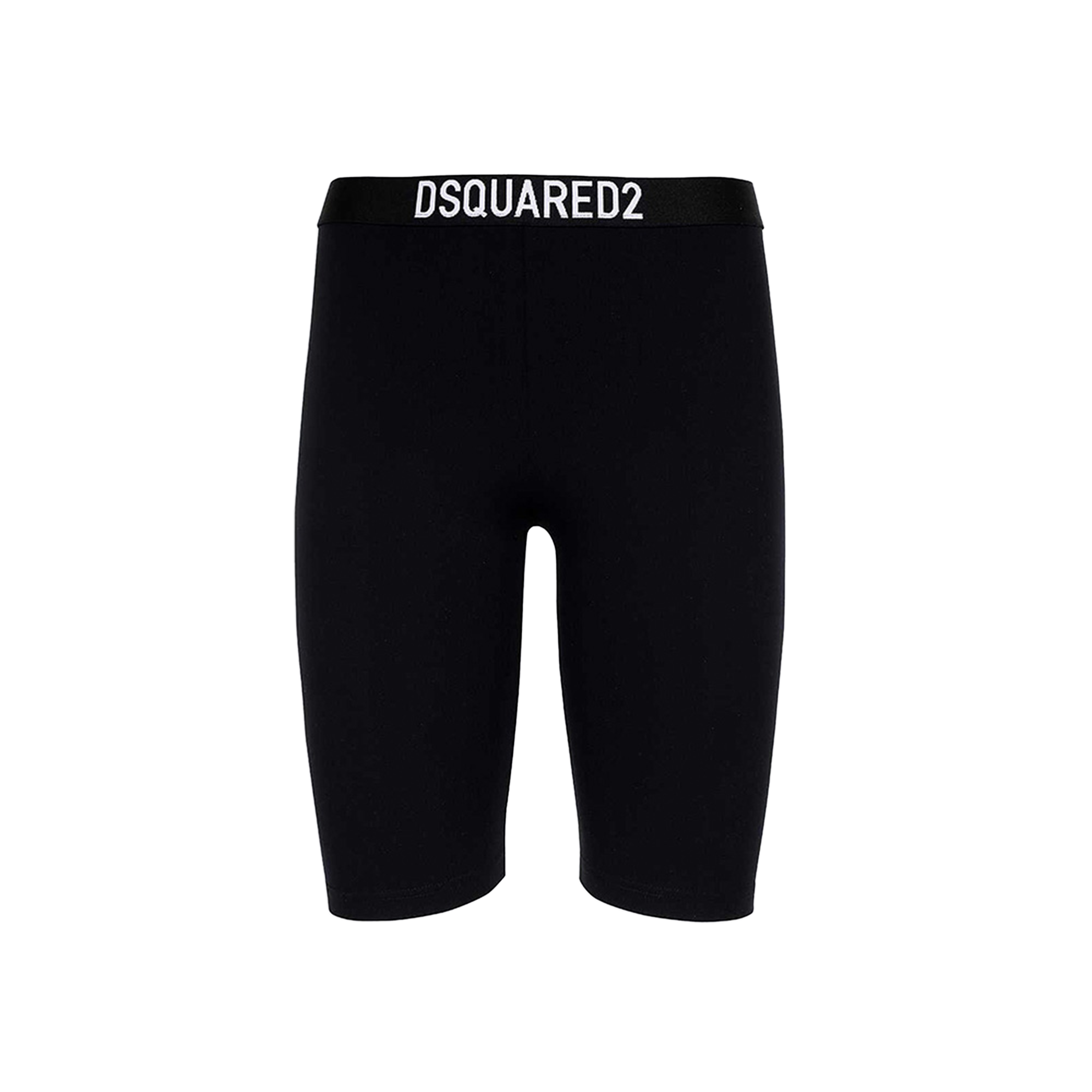 Legging Tipo Biker Negro Dsquared2 Biker Logo Band