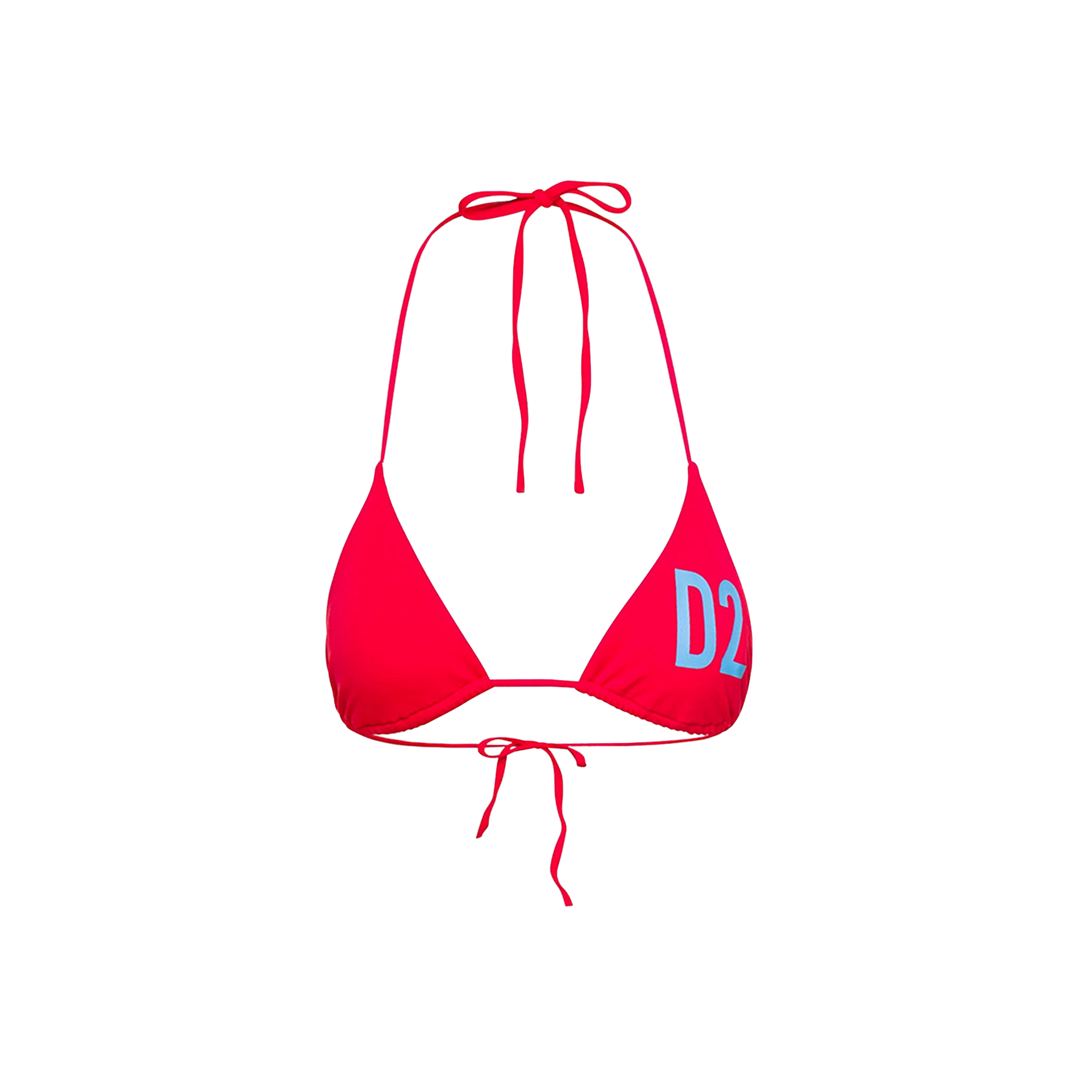 Bikini Rojo Dsquared2 Blue Logo