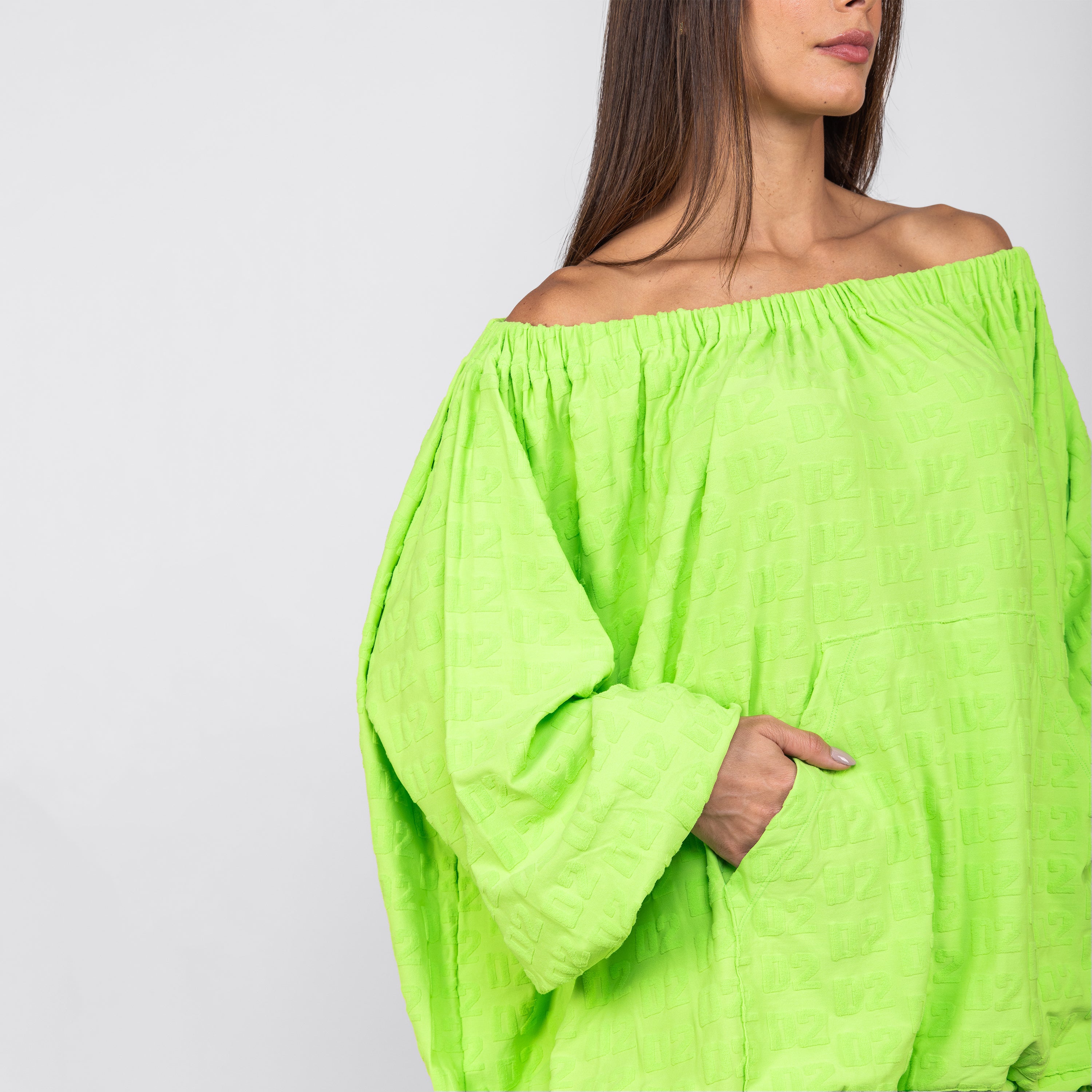 Top Verde Dsquared2 Kaftan Monogram Logo