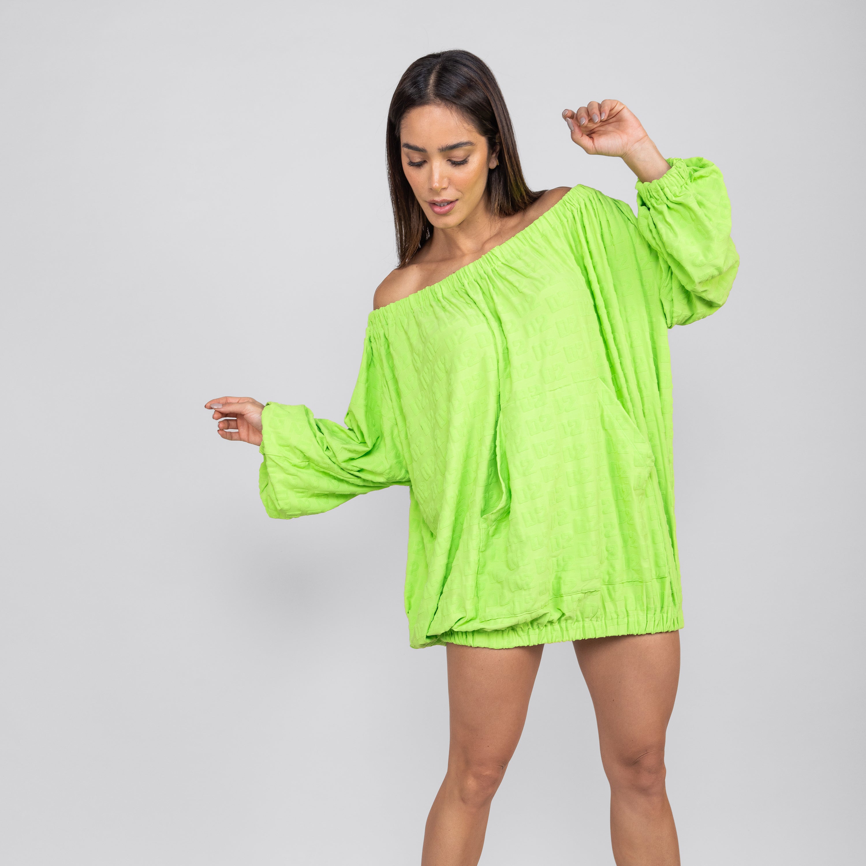 Top Verde Dsquared2 Kaftan Monogram Logo