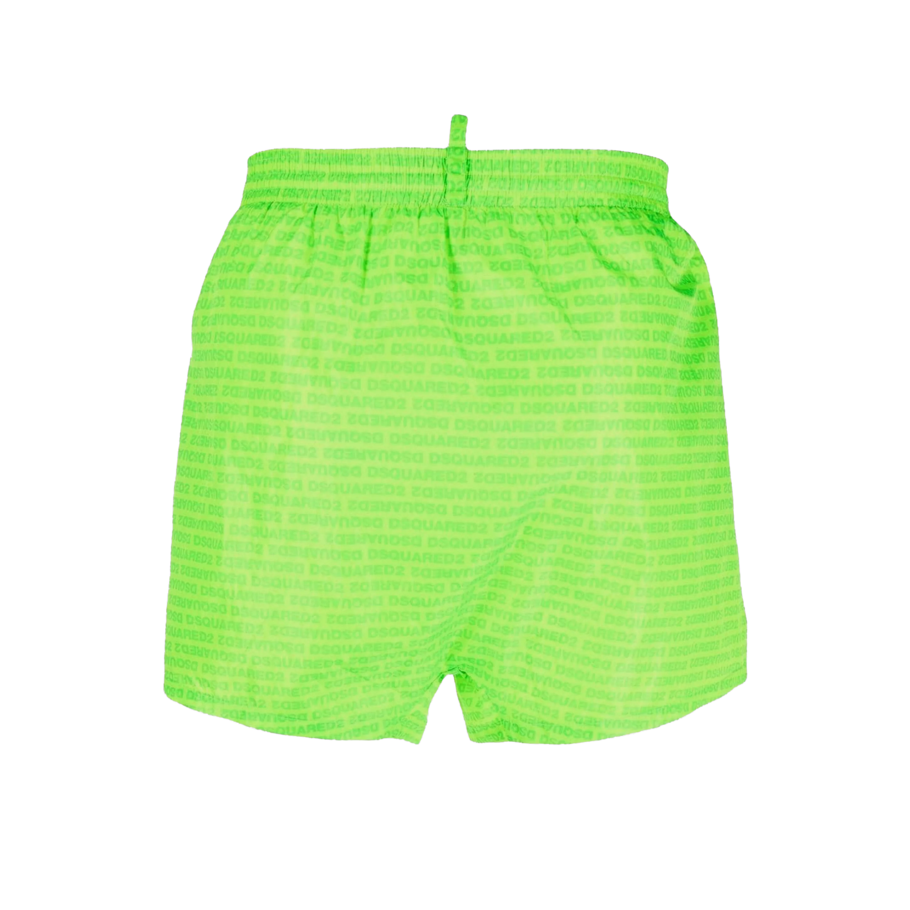 Pantaloneta Verde Dsquared2 Fluo Monogram