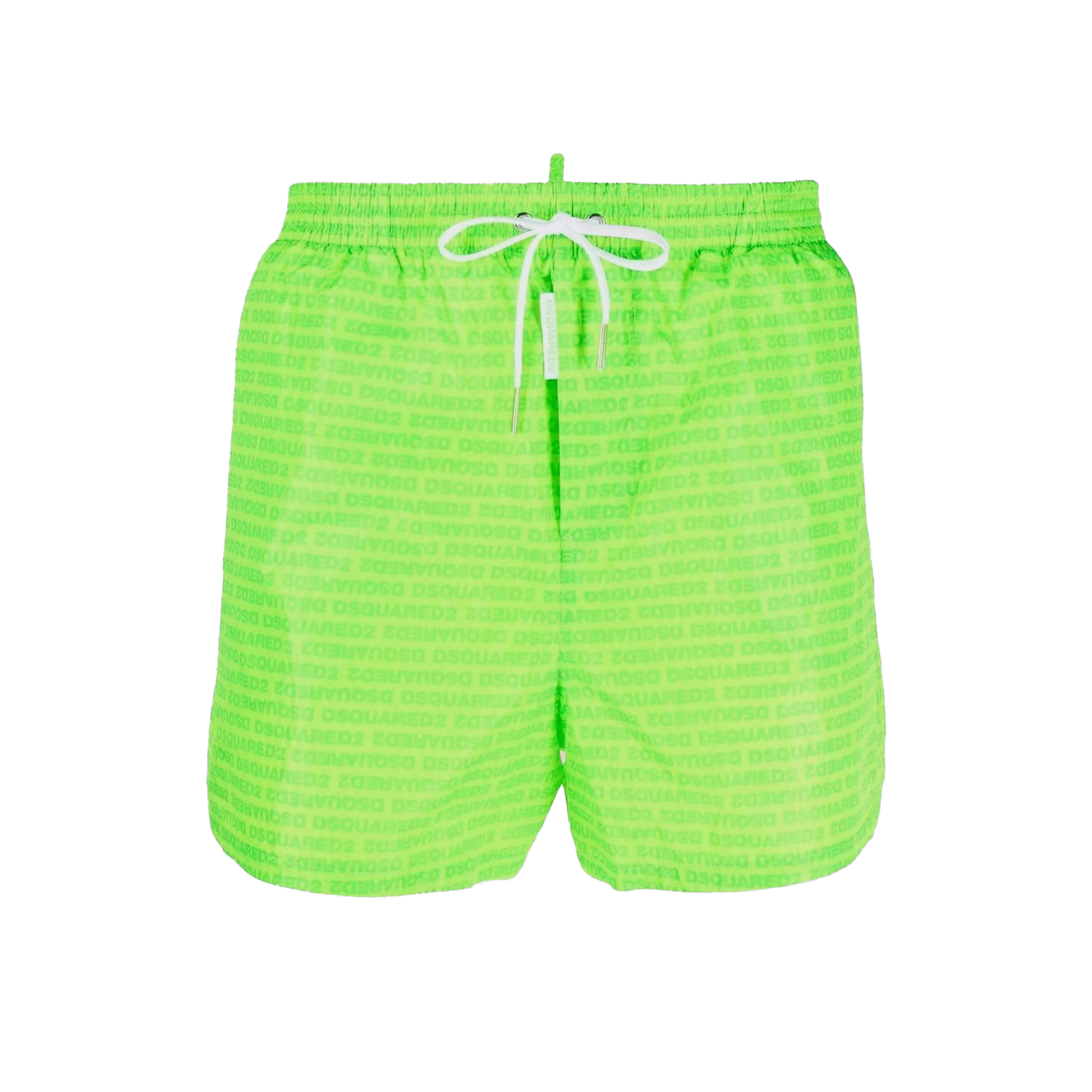 Pantaloneta Verde Dsquared2 Fluo Monogram