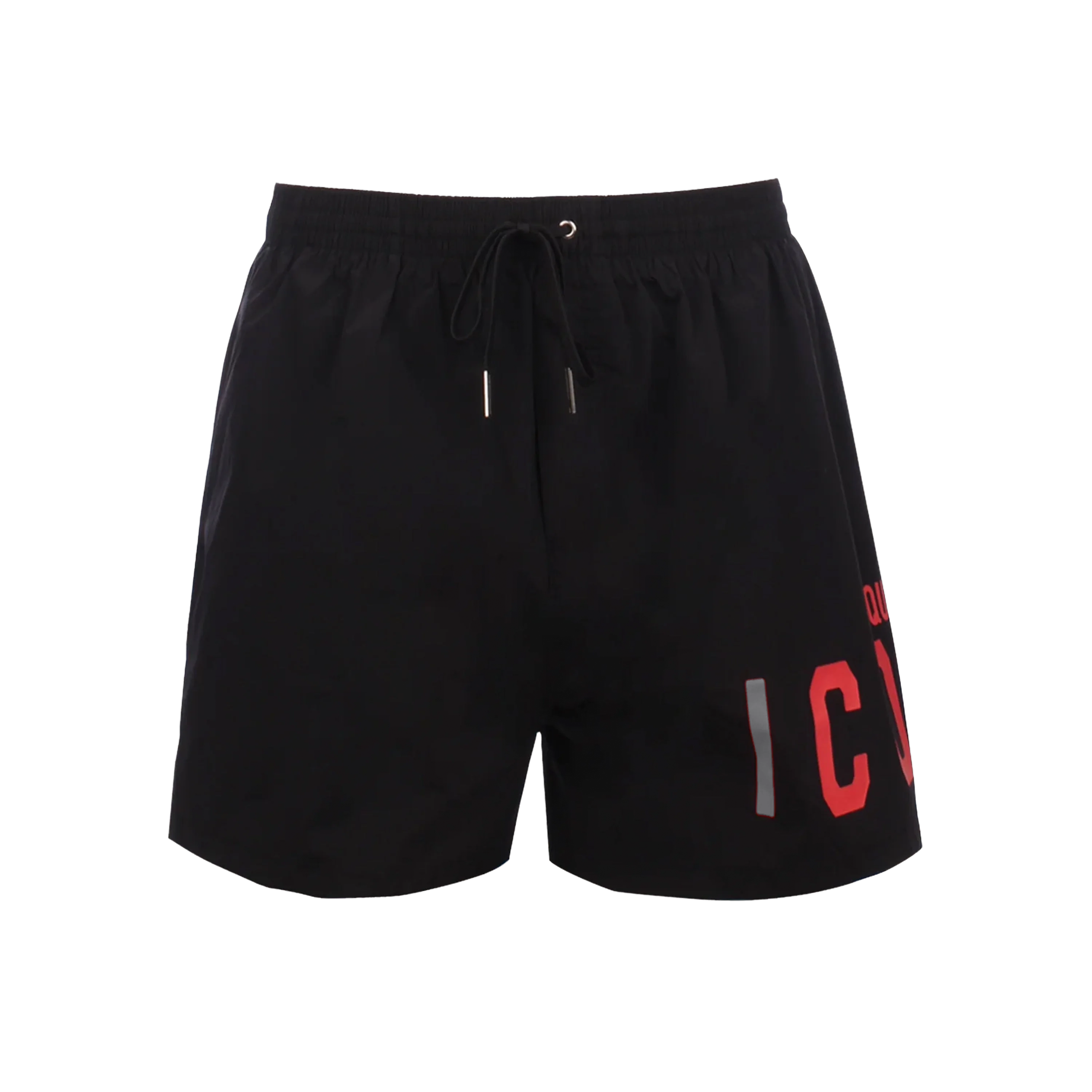 Pantaloneta Negra Dsquared2 Rojo Icon