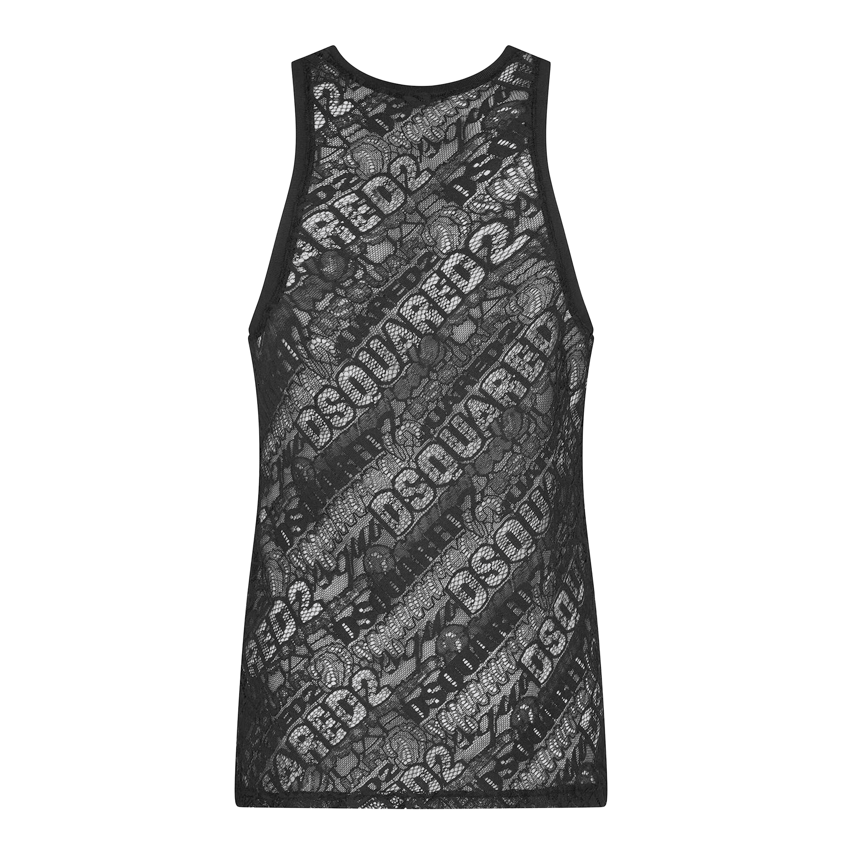 Top Negro Dsquared2 Monogram