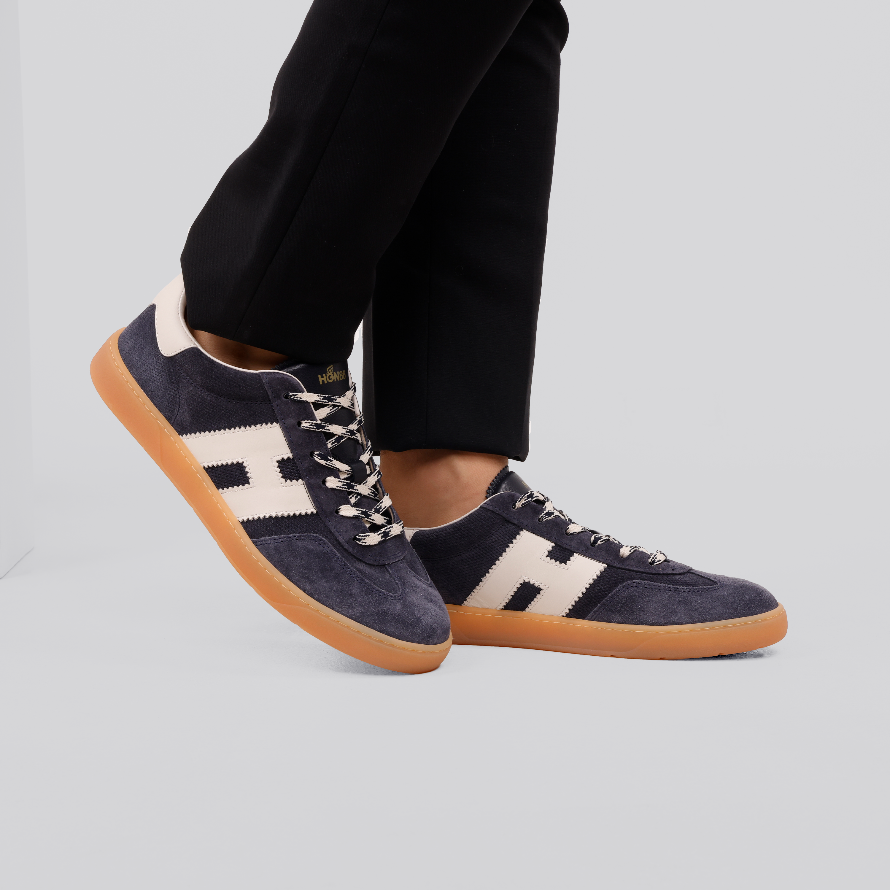 Sneakers Azules Hogan Cool Allacciato H