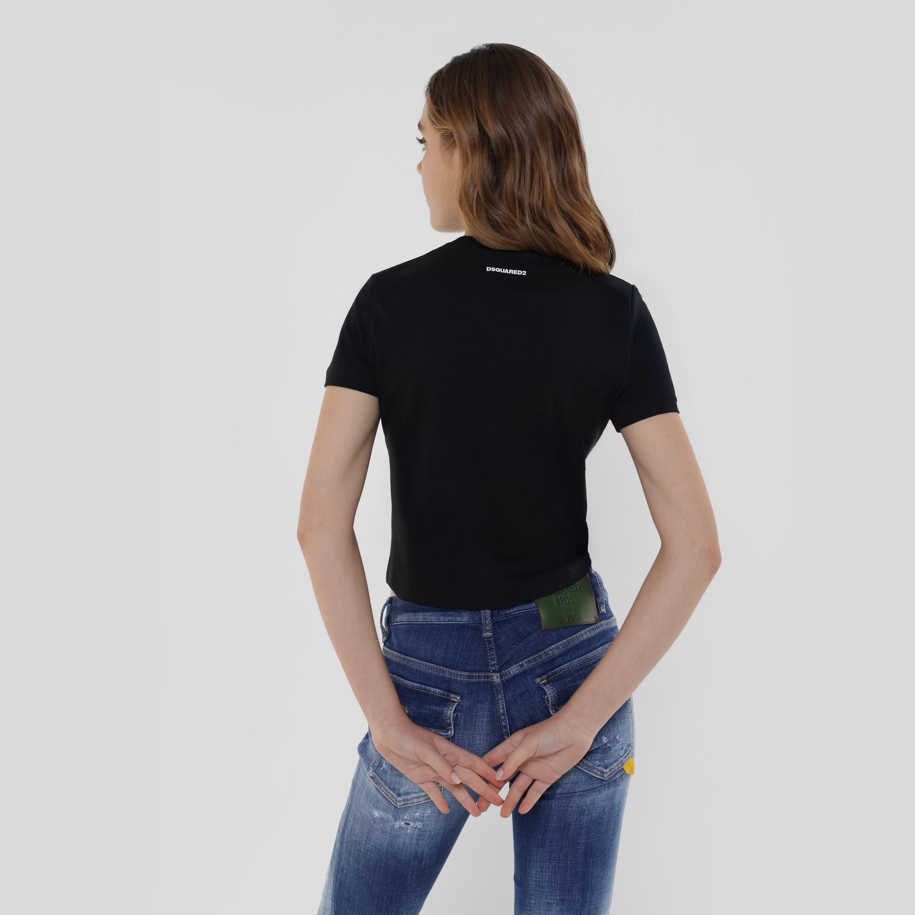 Camiseta Negra Dsquared2 Heart