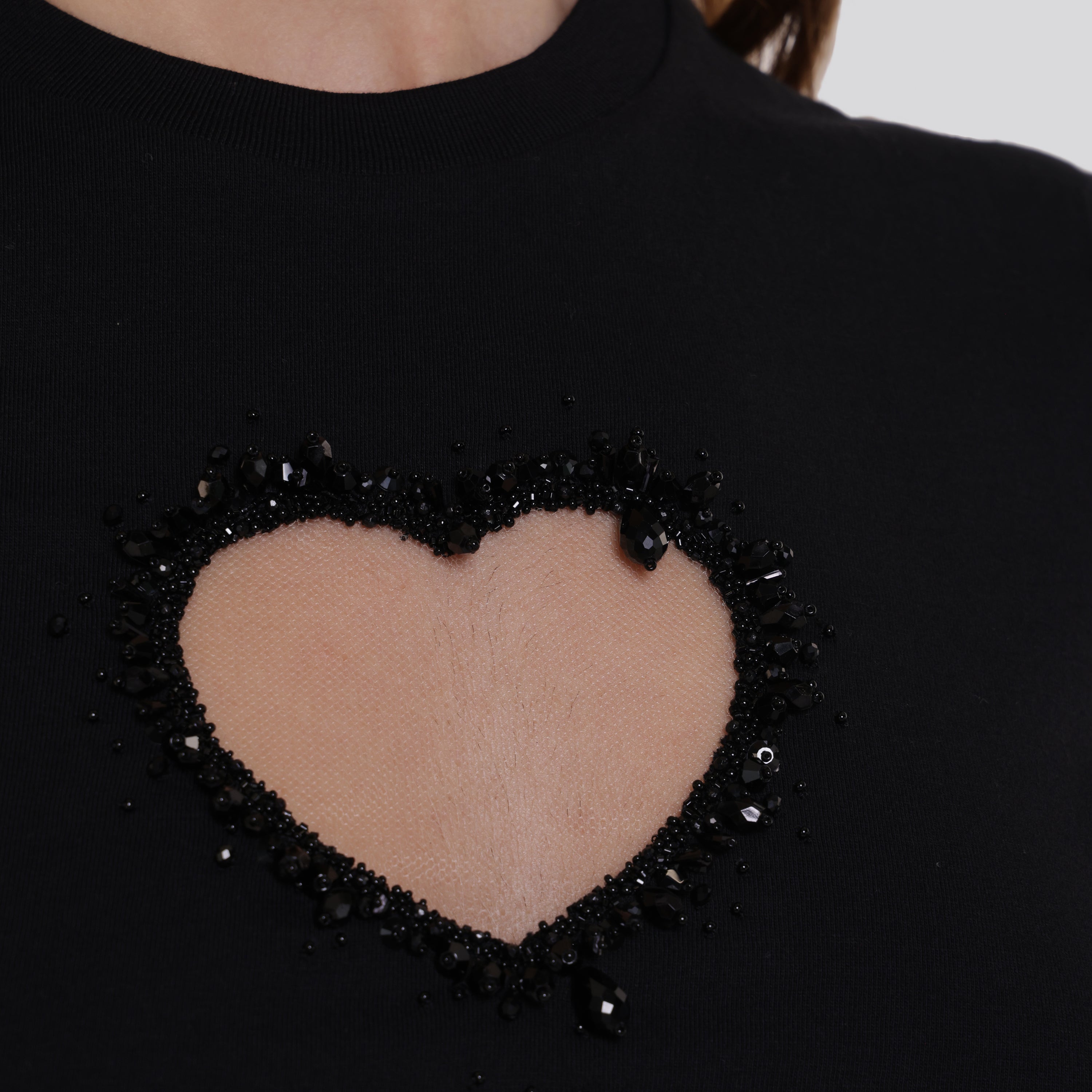 Camiseta Negra Dsquared2 Heart