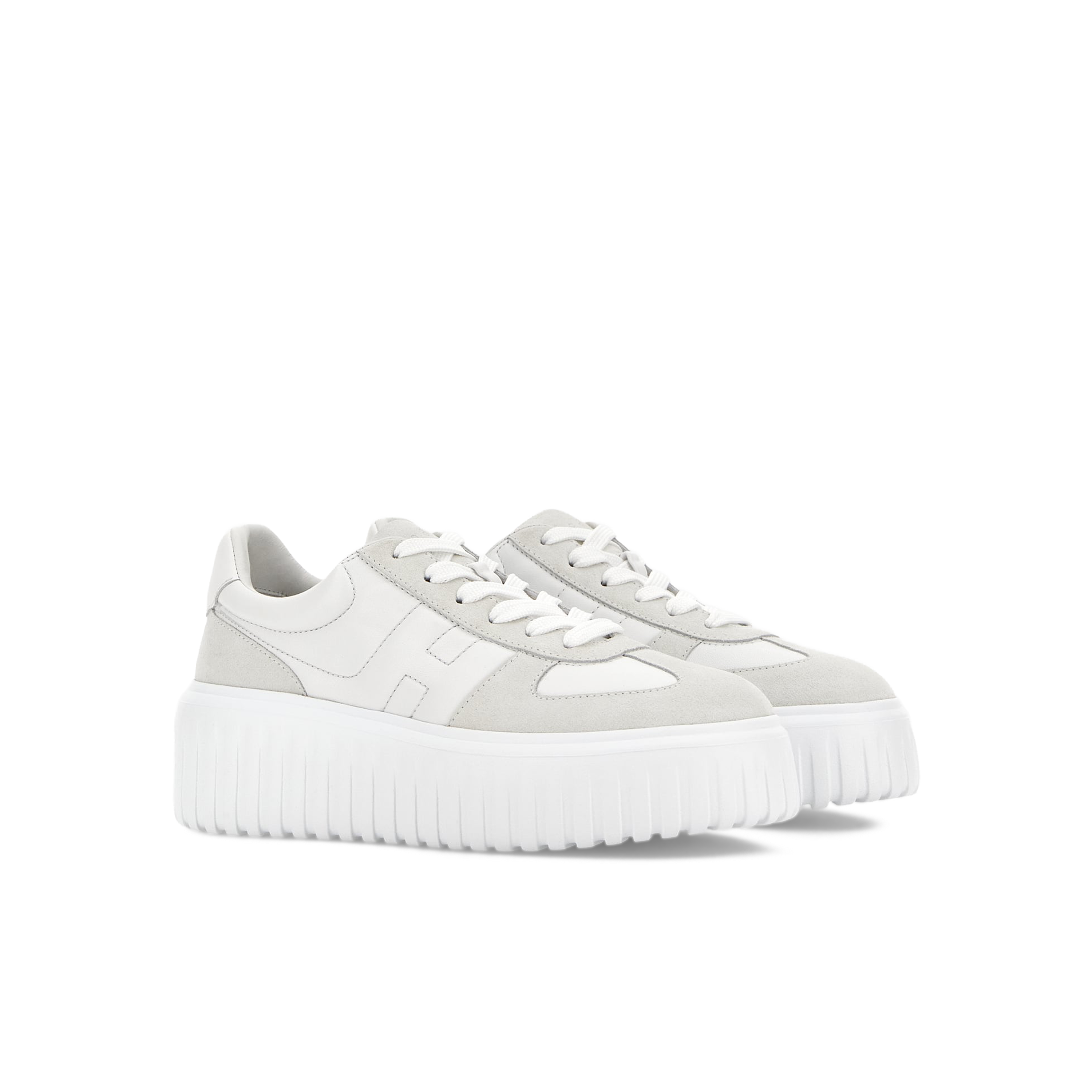 Sneakers Blancos Hogan H Stripes Allacciato
