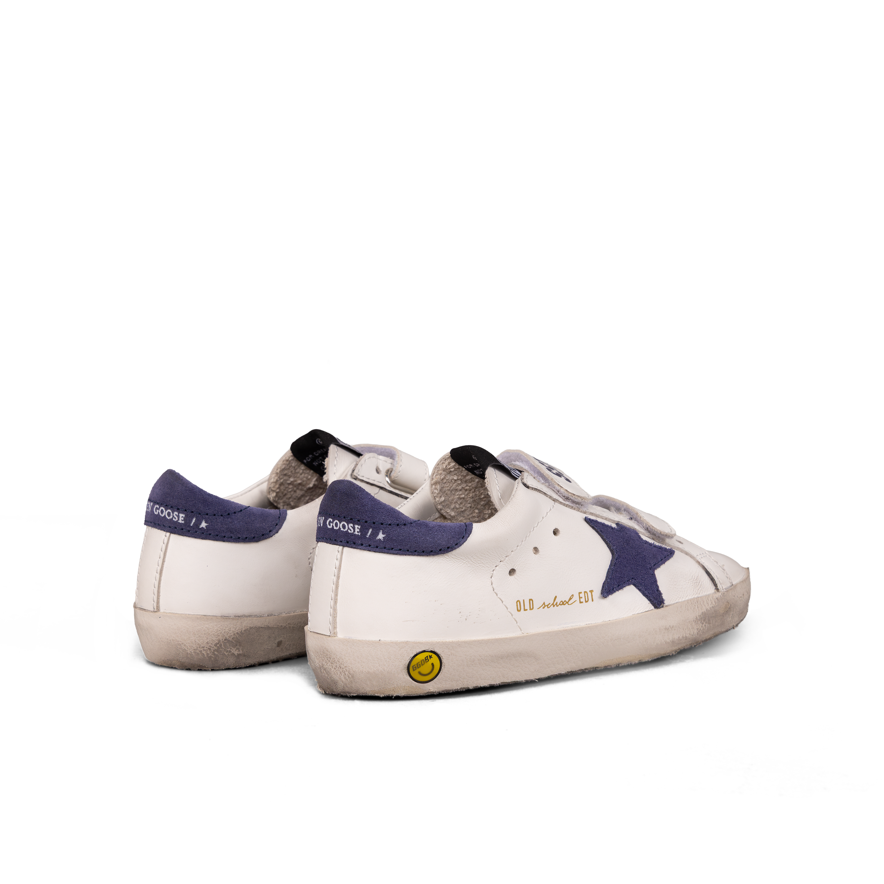 Sneakers Blancos Golden Goose Velcro Super-Star Leather