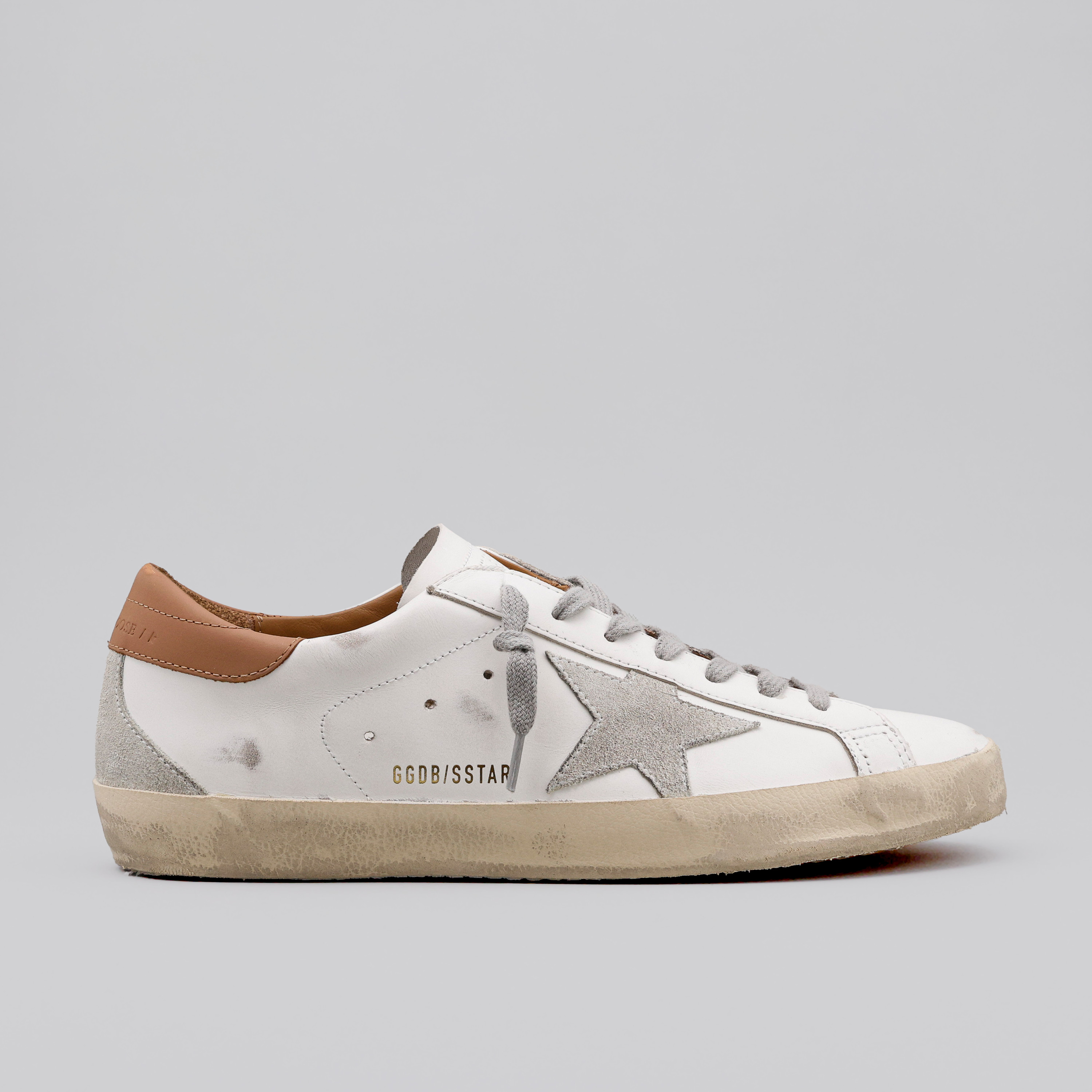 Sneakers Blancos Golden Goose Naranja Super-Star Leather Upper