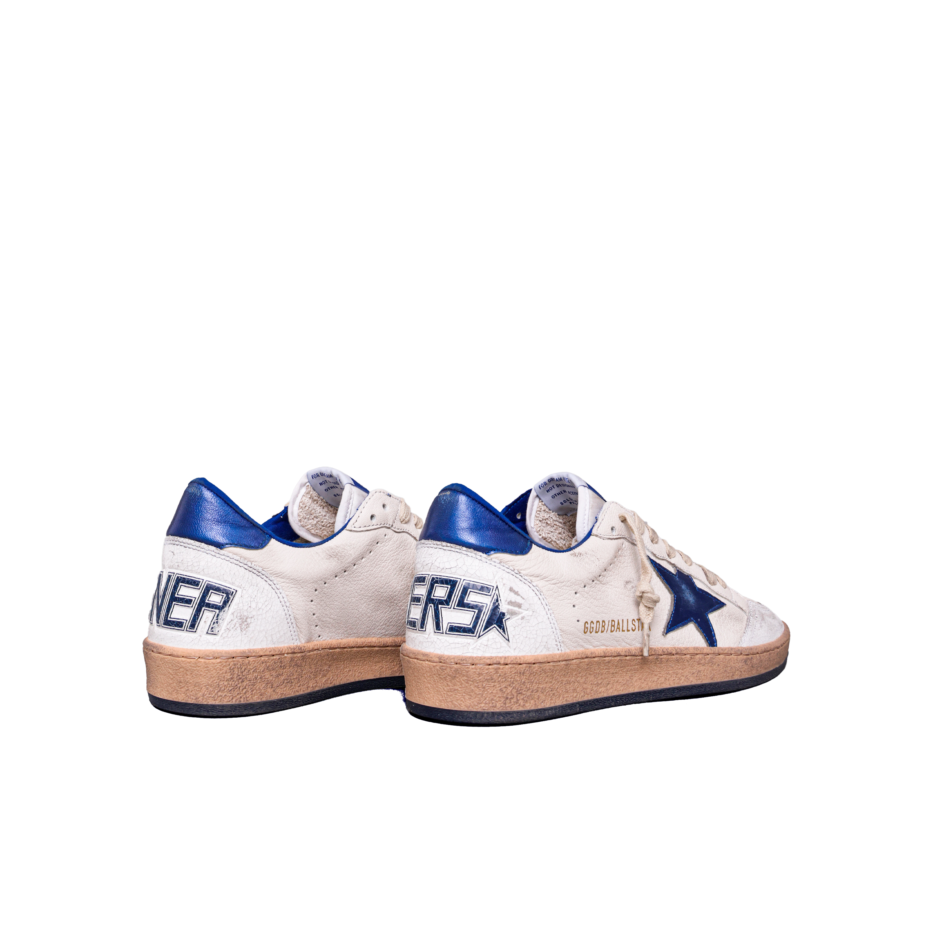 Sneakers Blanco Azul Golden Goose Ball Star Leather