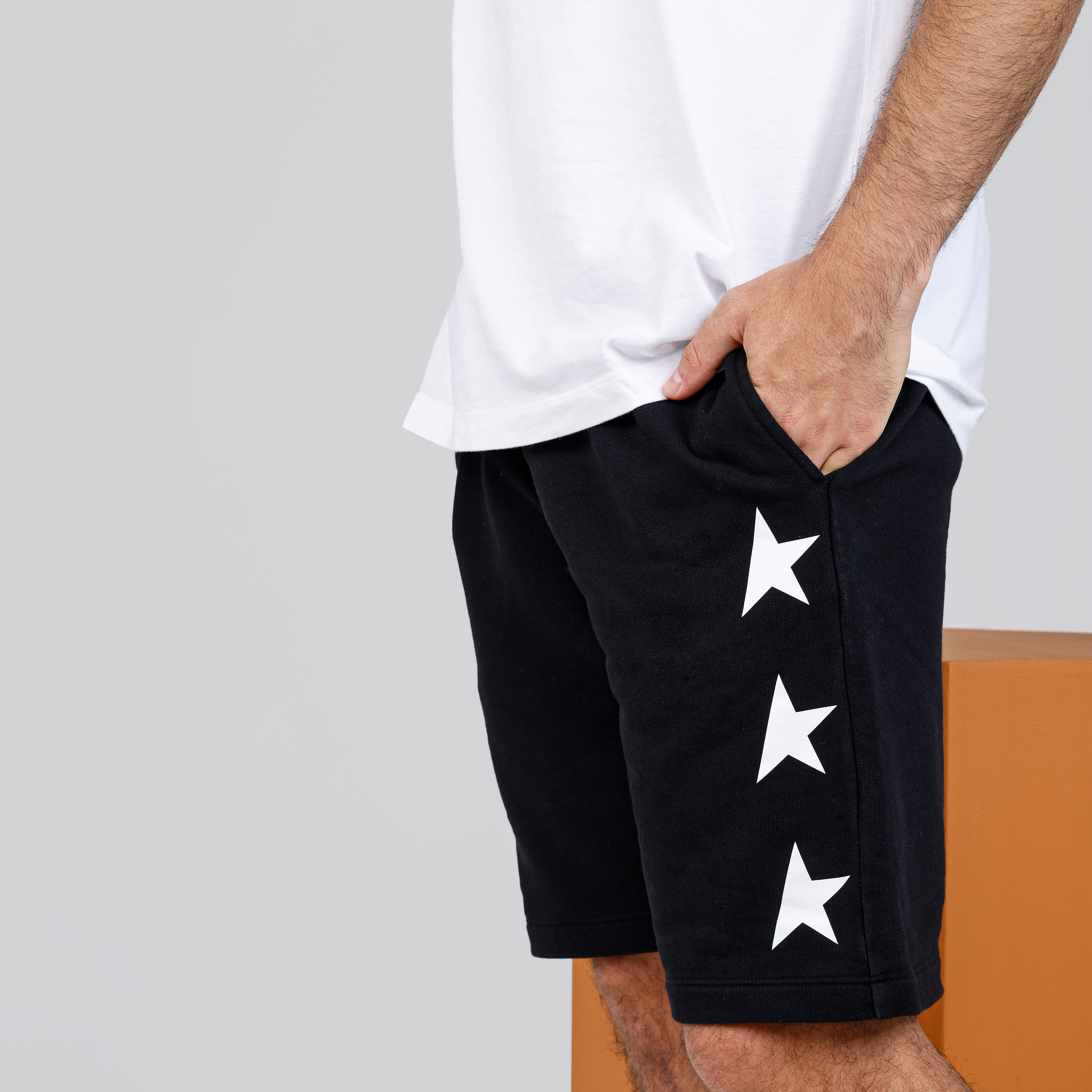 Shorts Negro Golden Goose Star/ M'S