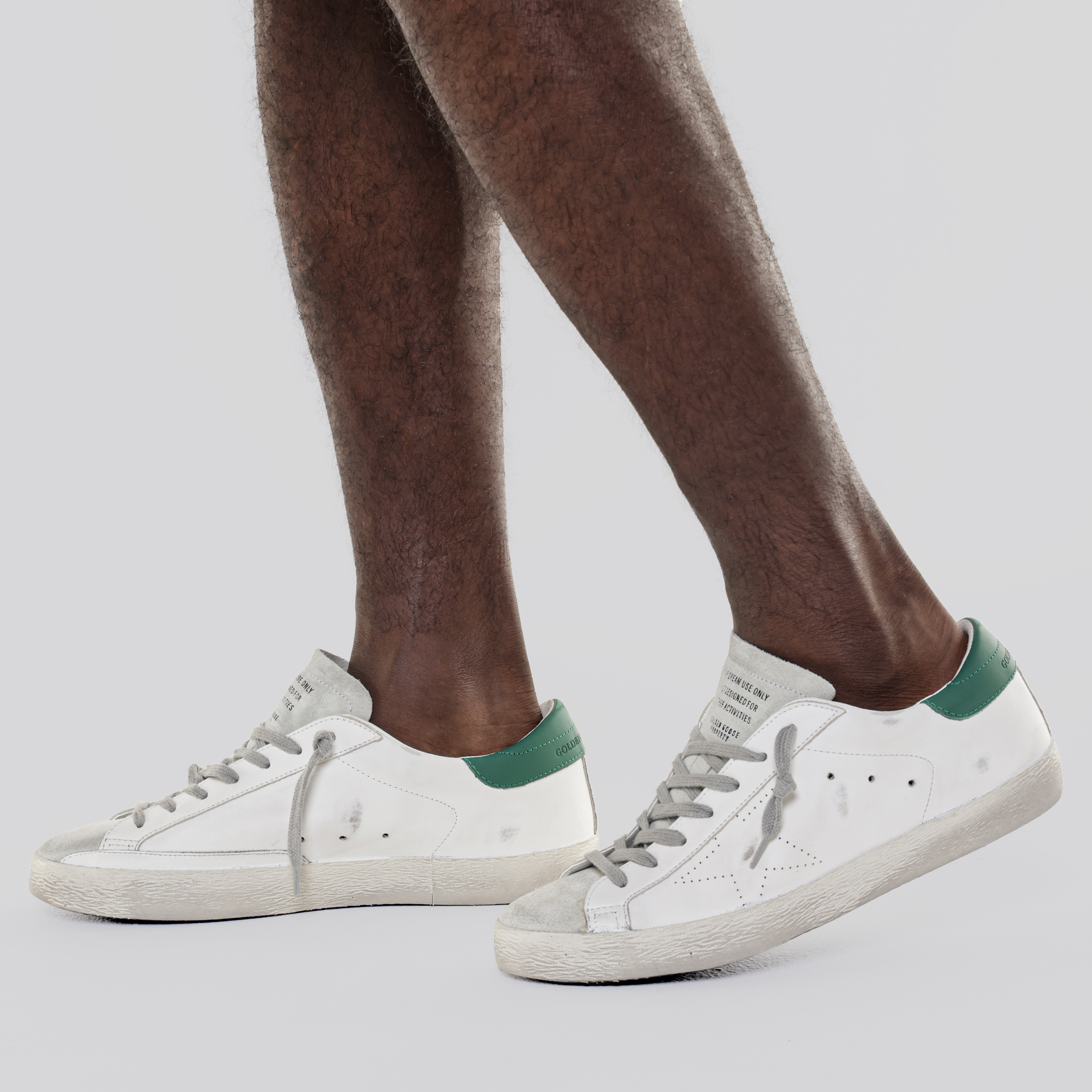 Sneakers Blancos Verde Golden Goose Super-Star