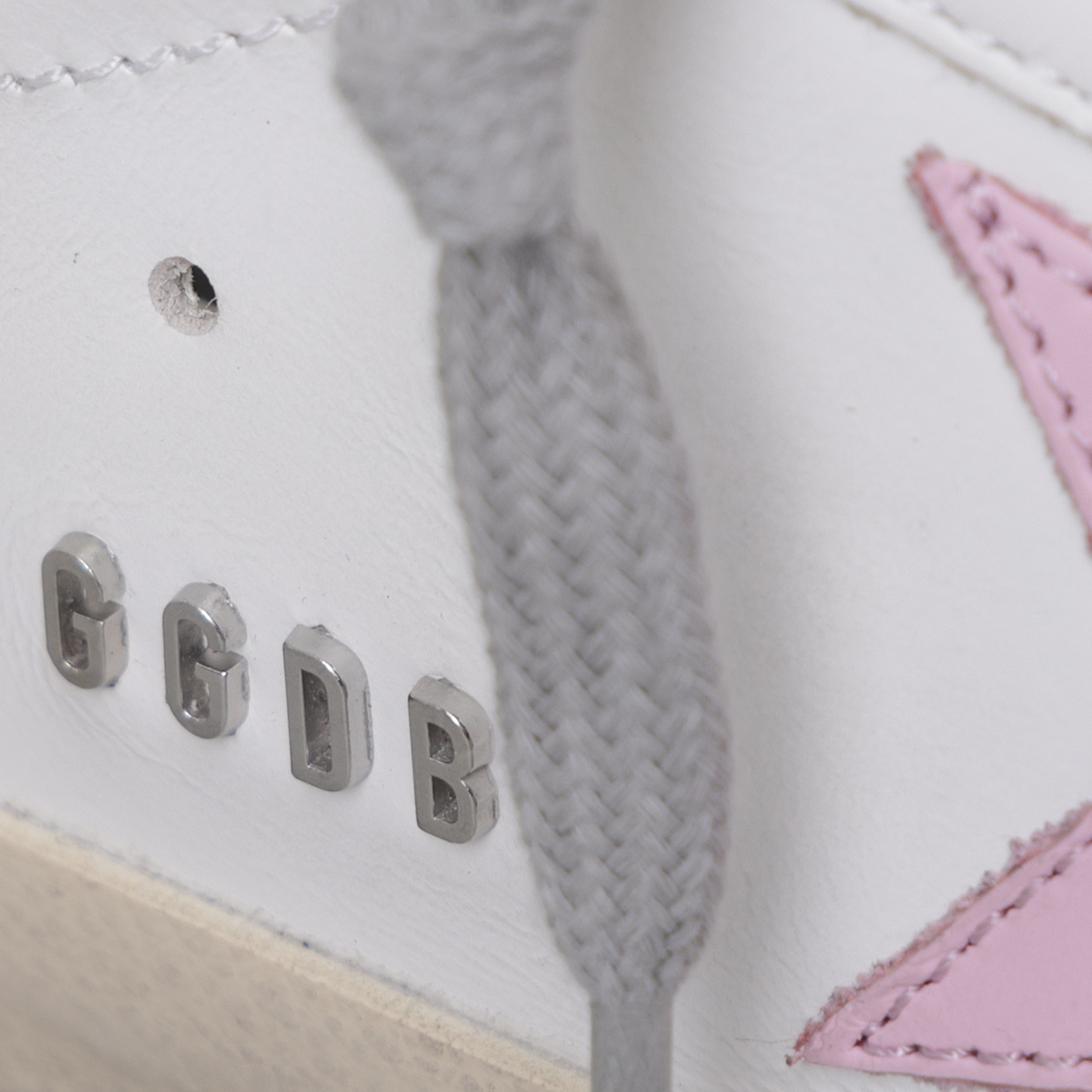Sneaker White Pink Golden Goose Super-Star