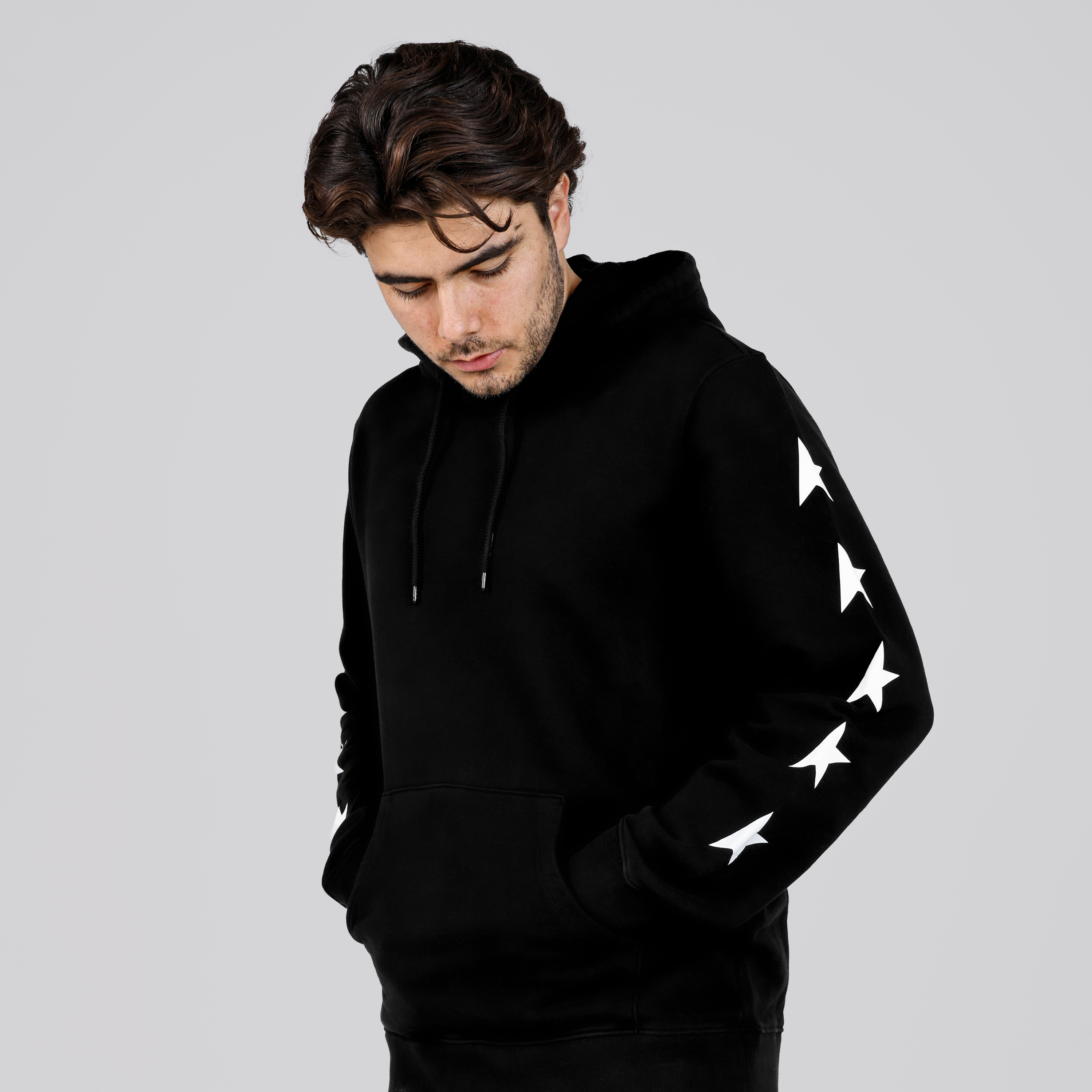 Buzo Tipo Hoodie Negro Golden Goose Star/M'S