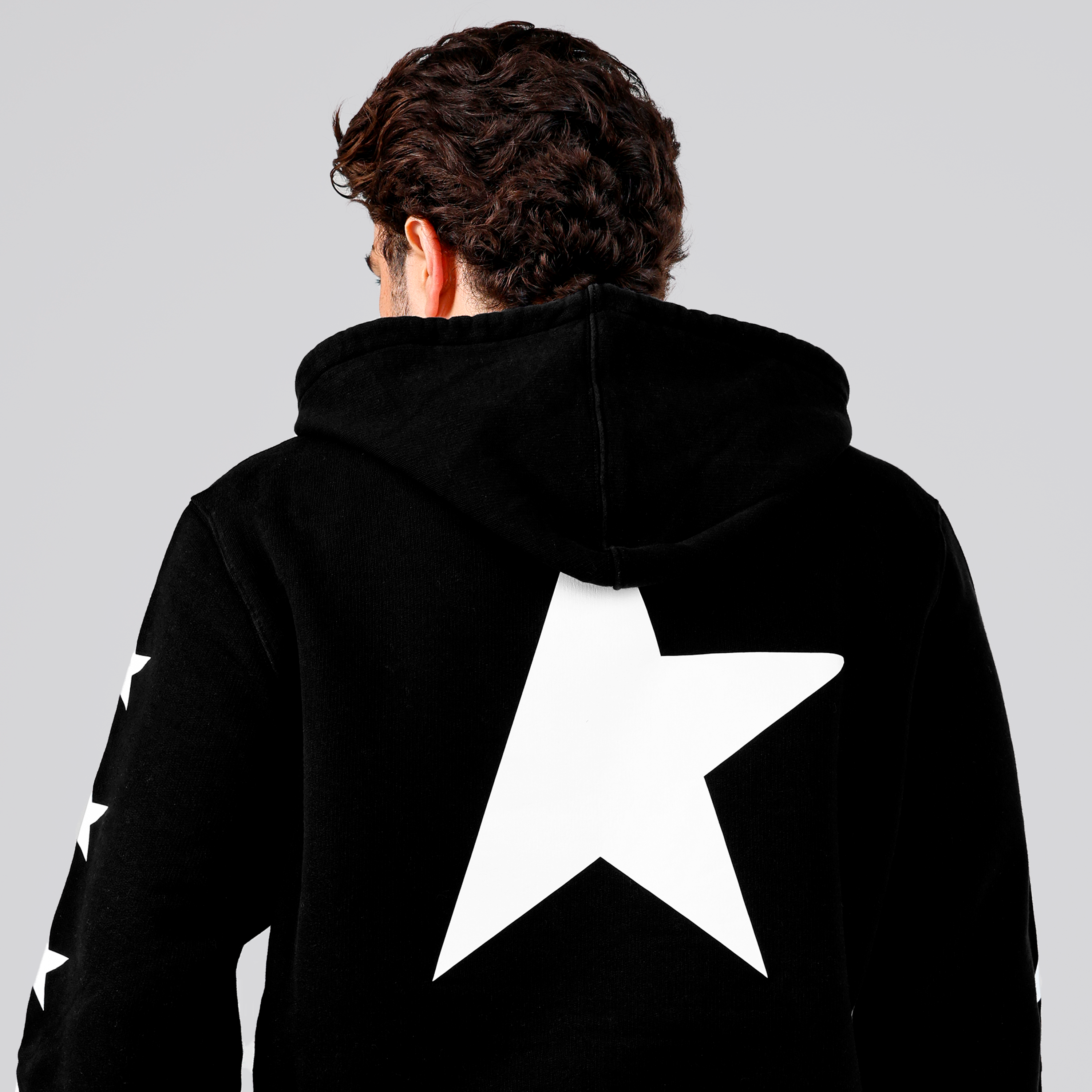 Buzo Tipo Hoodie Negro Golden Goose Star/M'S