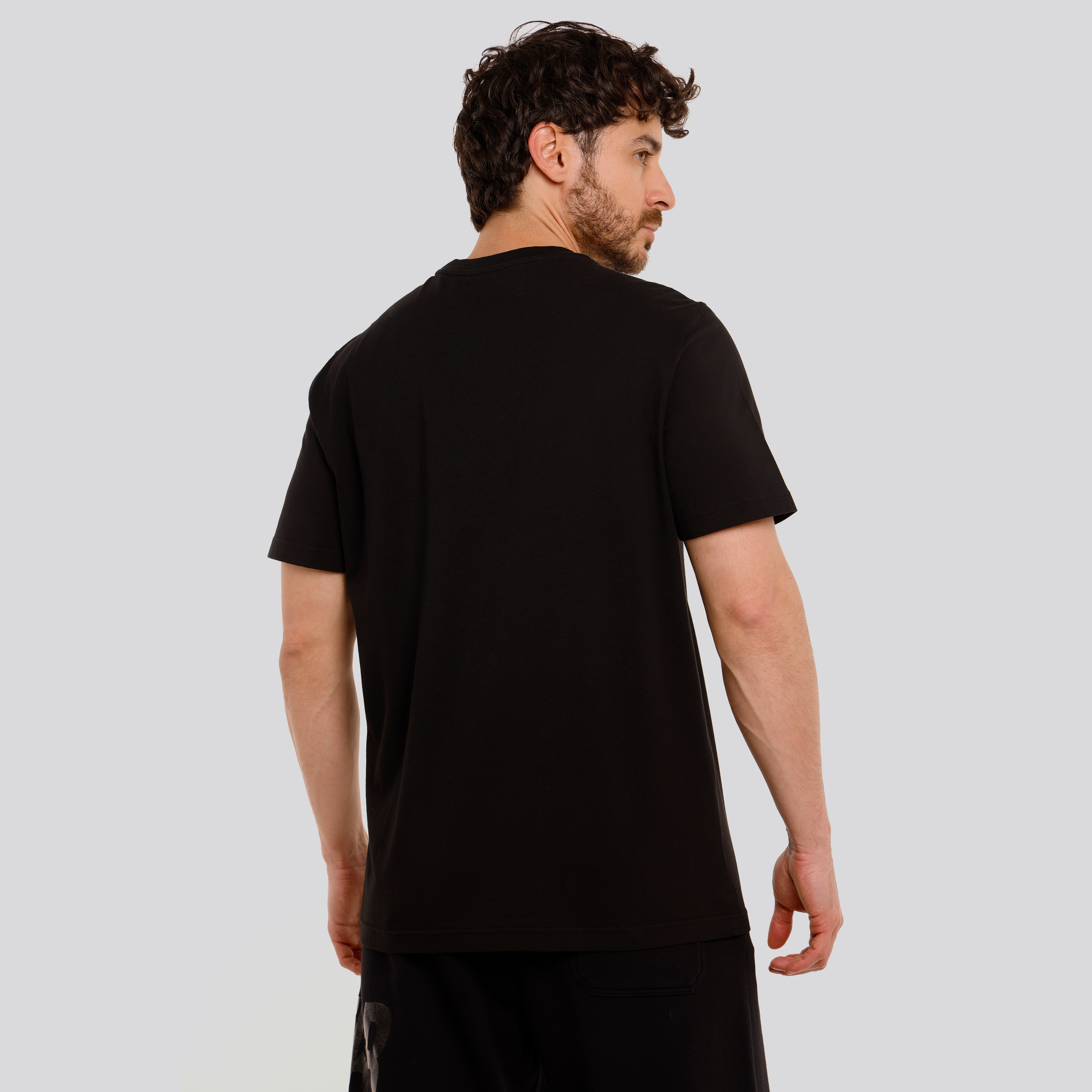 Camiseta Negra Golden Goose Star M'S
