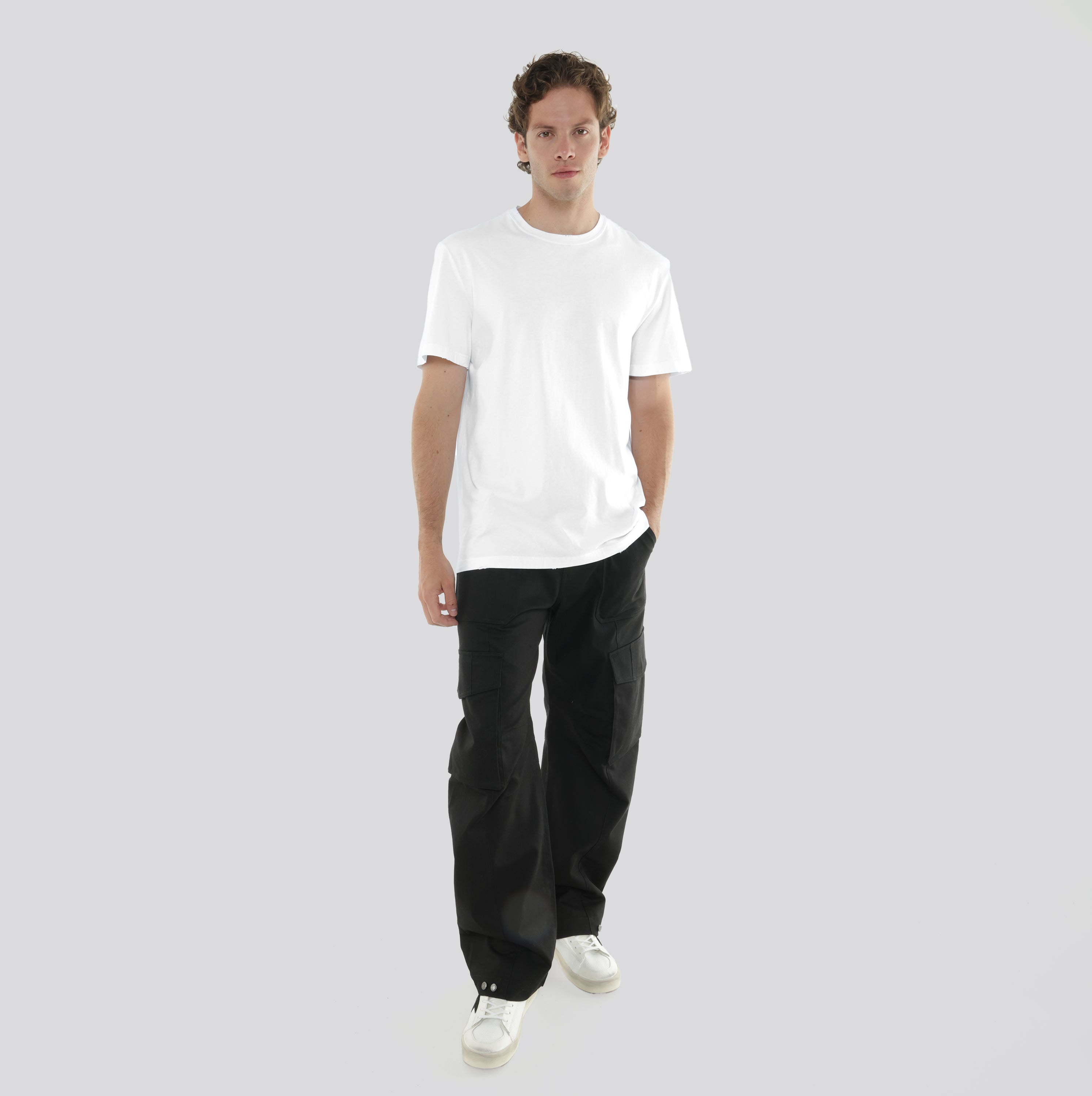 Camiseta Blanca Golden Goose Patch