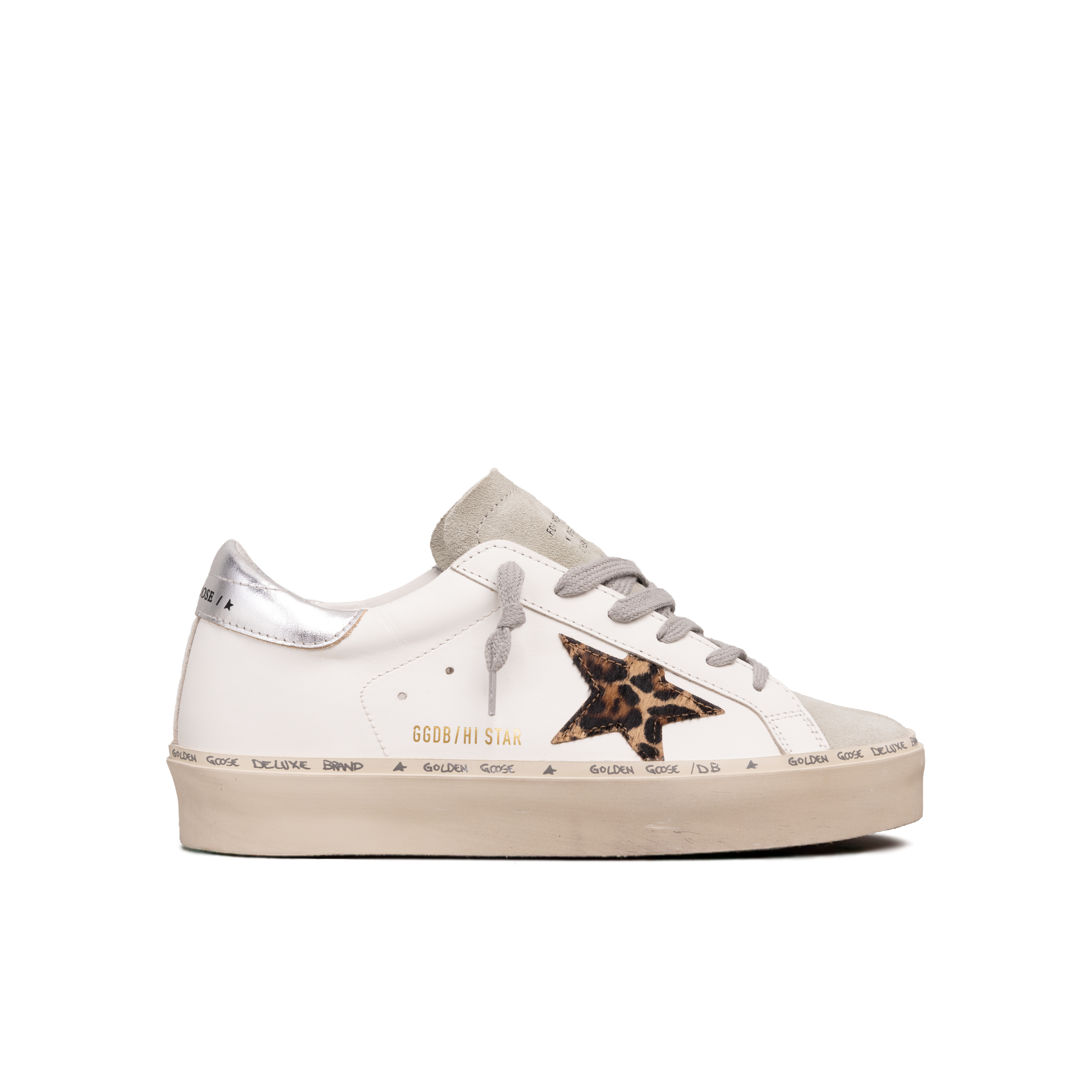 Sneakers Blancos Golden Goose Hi Star Leopard