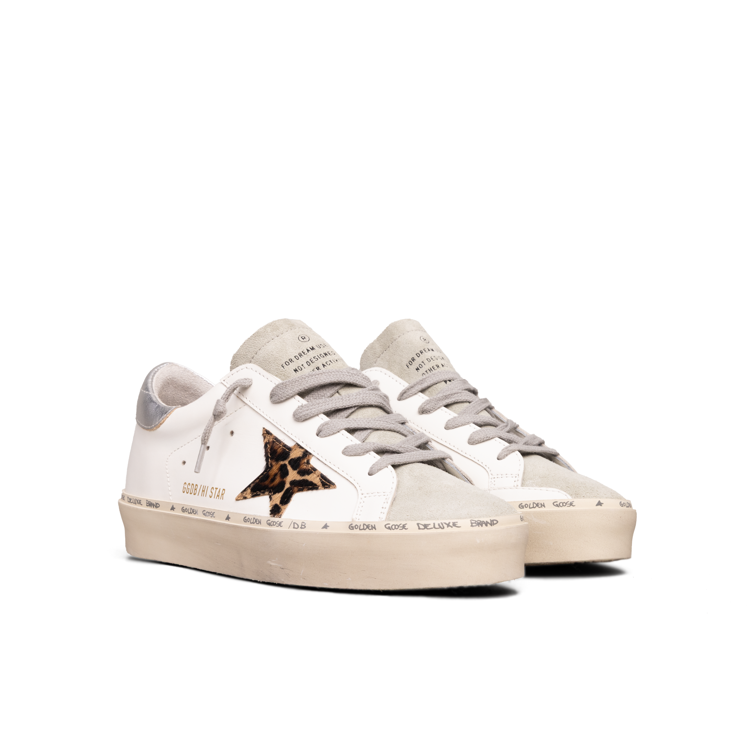 Sneakers Blancos Golden Goose Hi Star Leopard