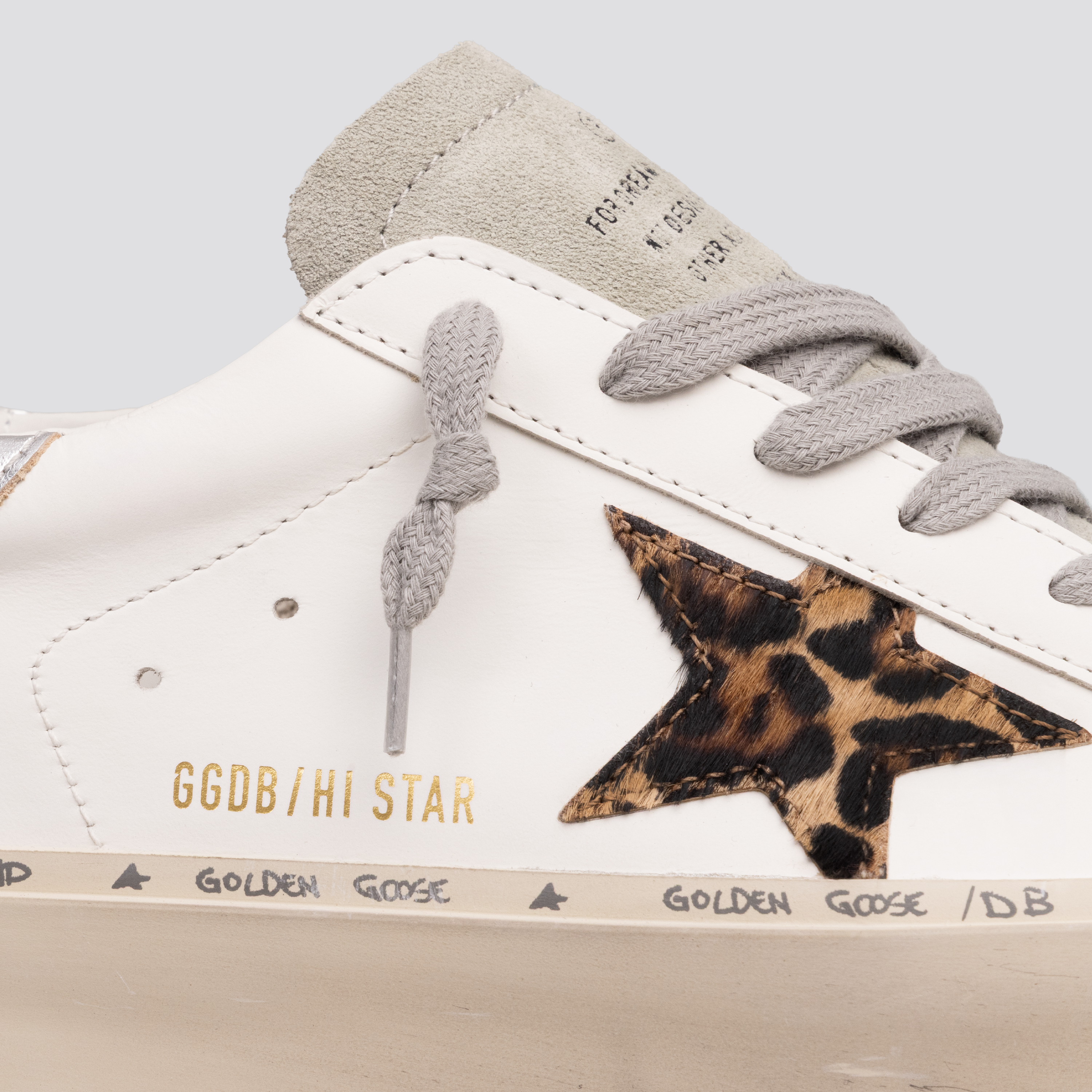 Sneakers Blancos Golden Goose Hi Star Leopard