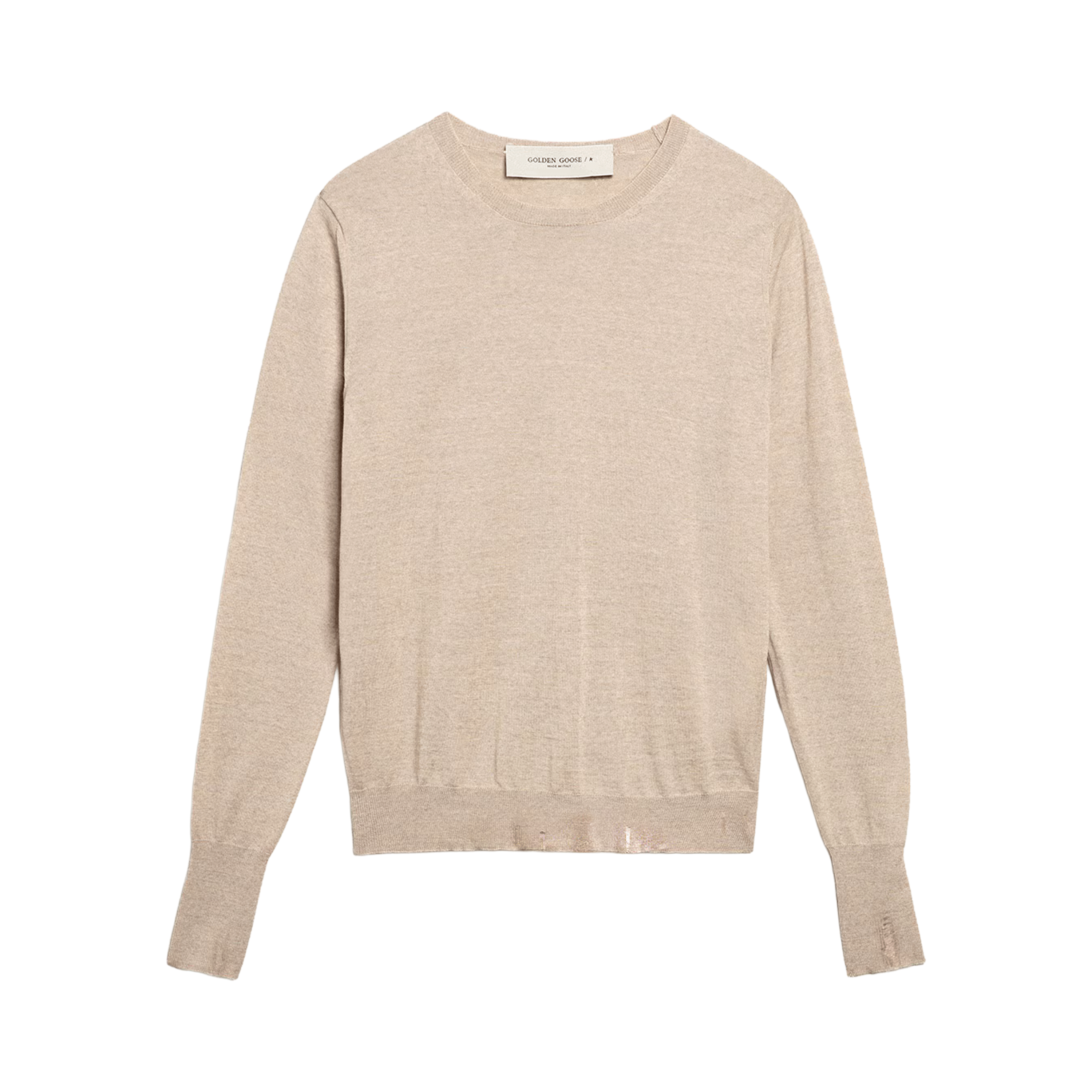 Buzo Beige Golden Goose Light Wool Merino