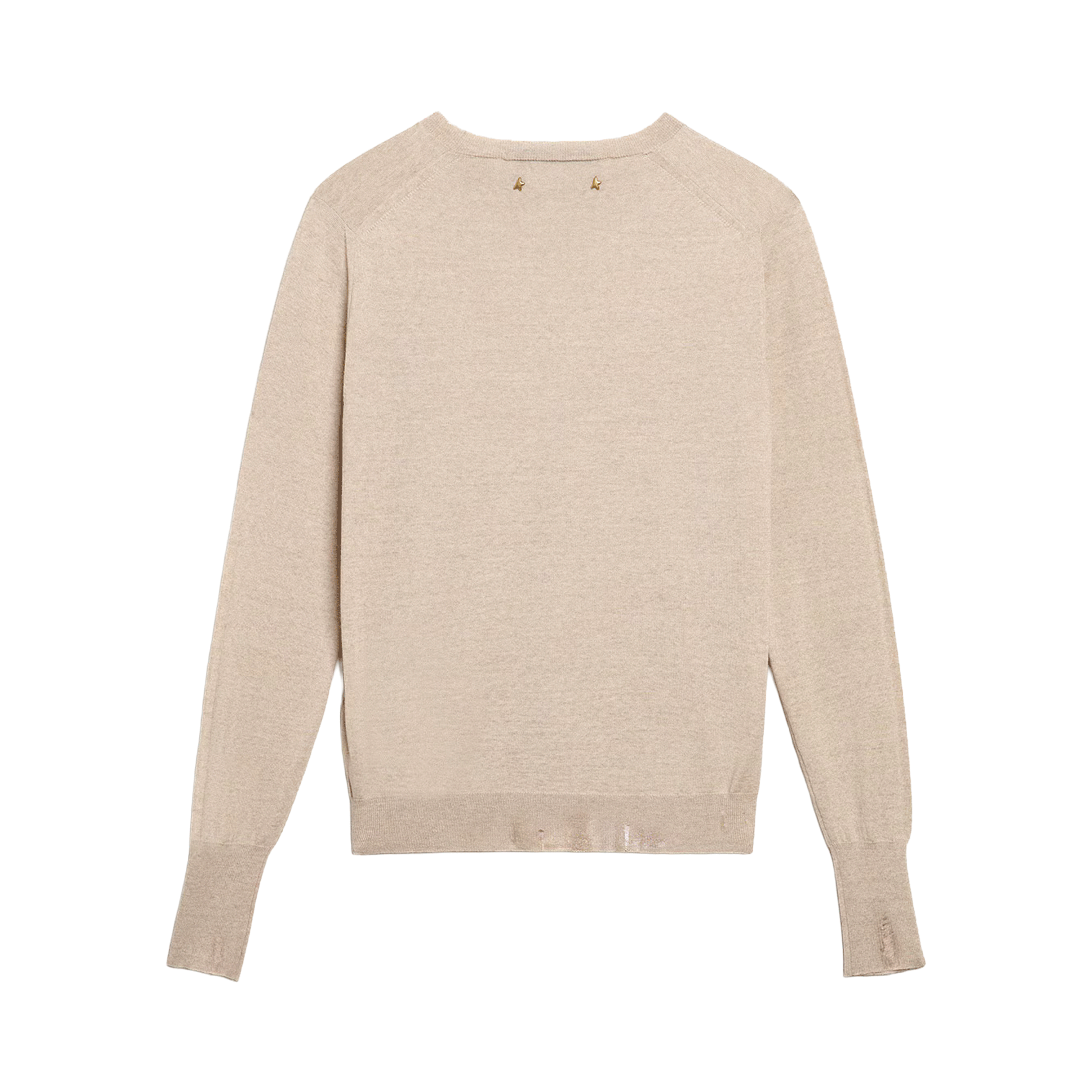 Buzo Beige Golden Goose Light Wool Merino