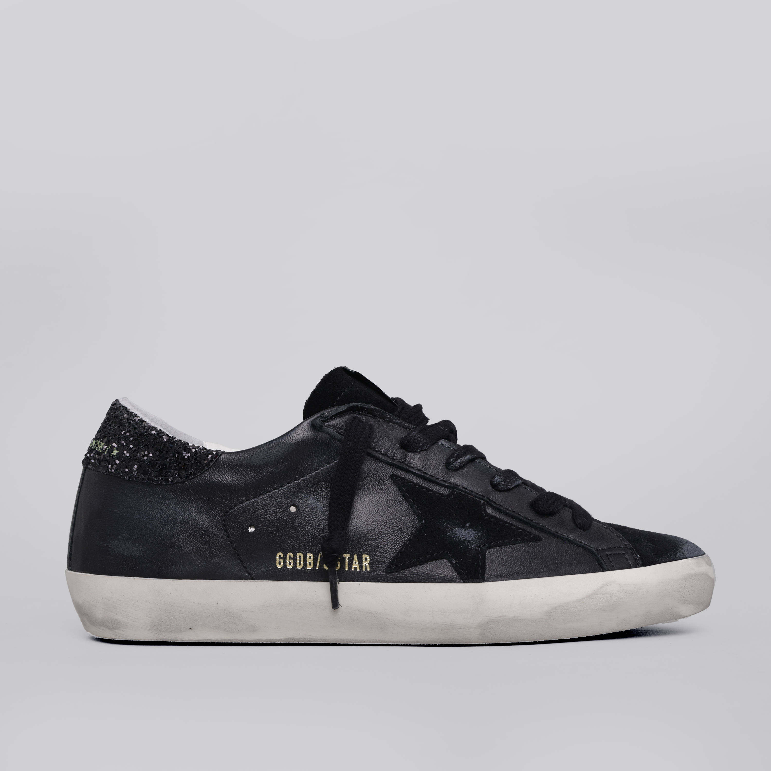 Sneakers Negros Golden Goose Super-Star Glitter