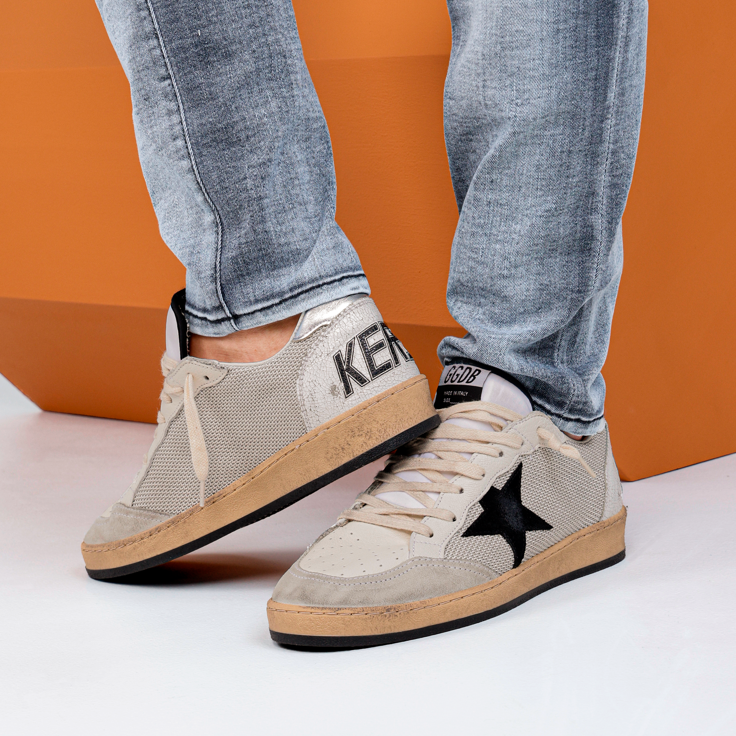 Sneakers Grices Golden Goose Ball Star