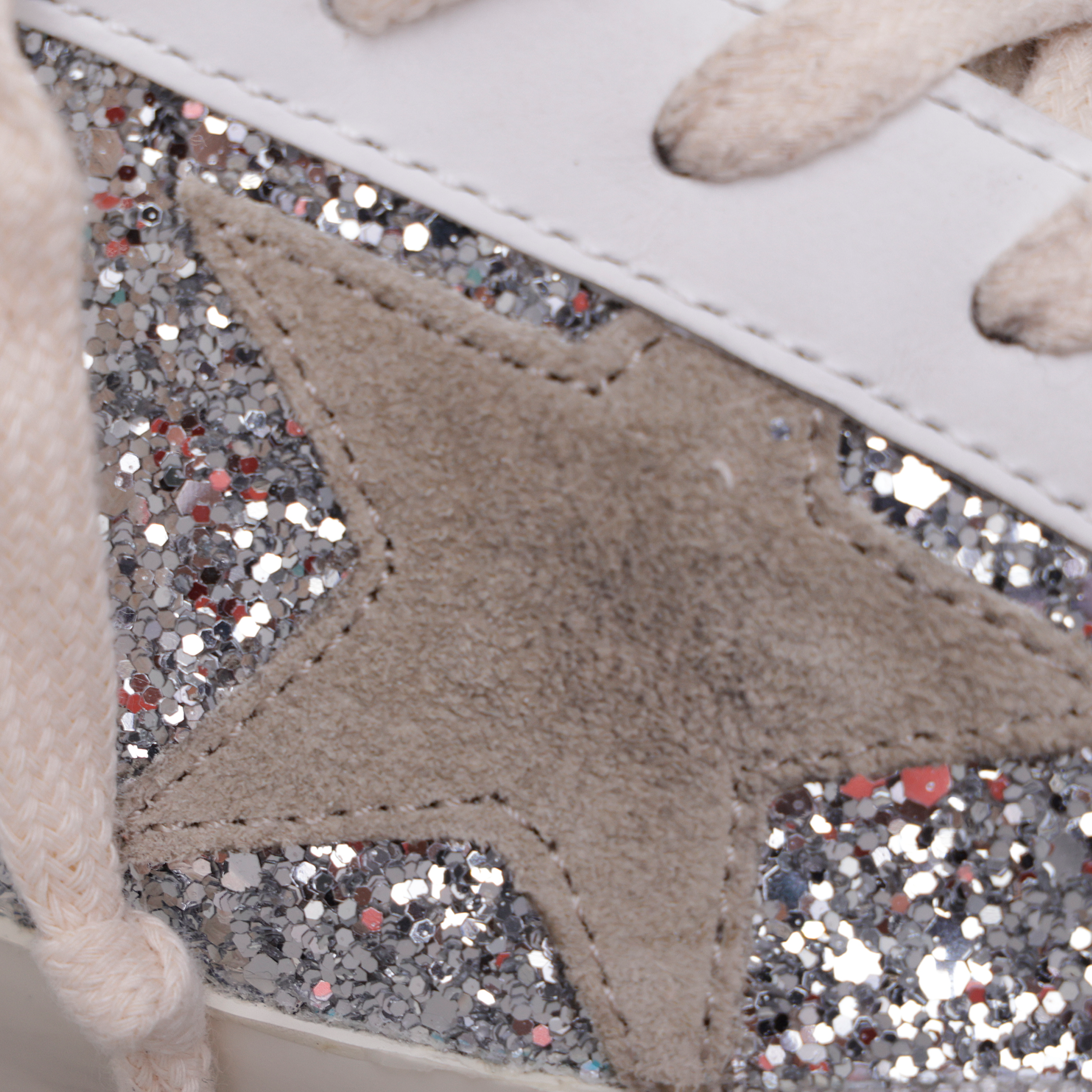 Sneaker Silver Golden Goose Super-Star Glitter