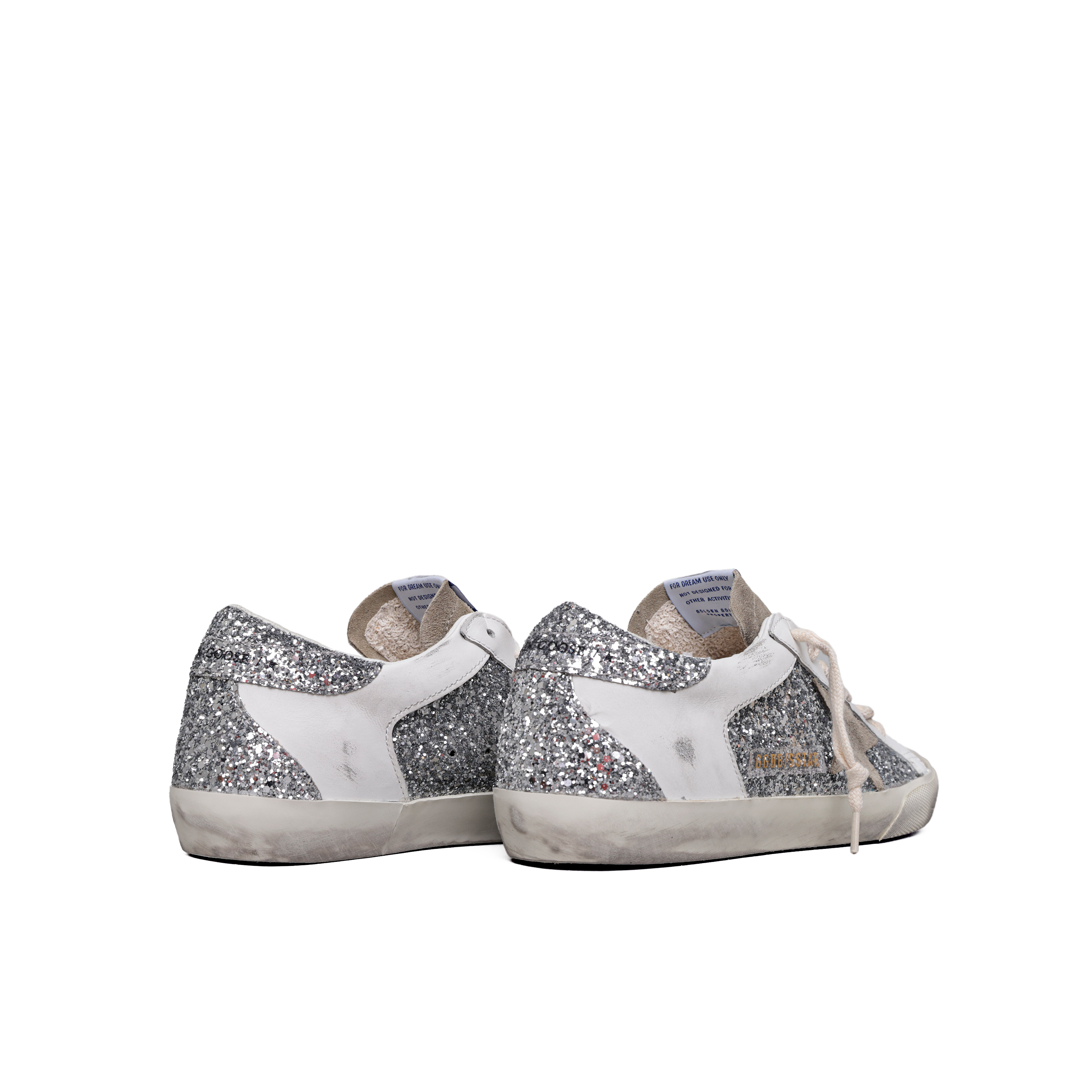 Sneaker Silver Golden Goose Super-Star Glitter